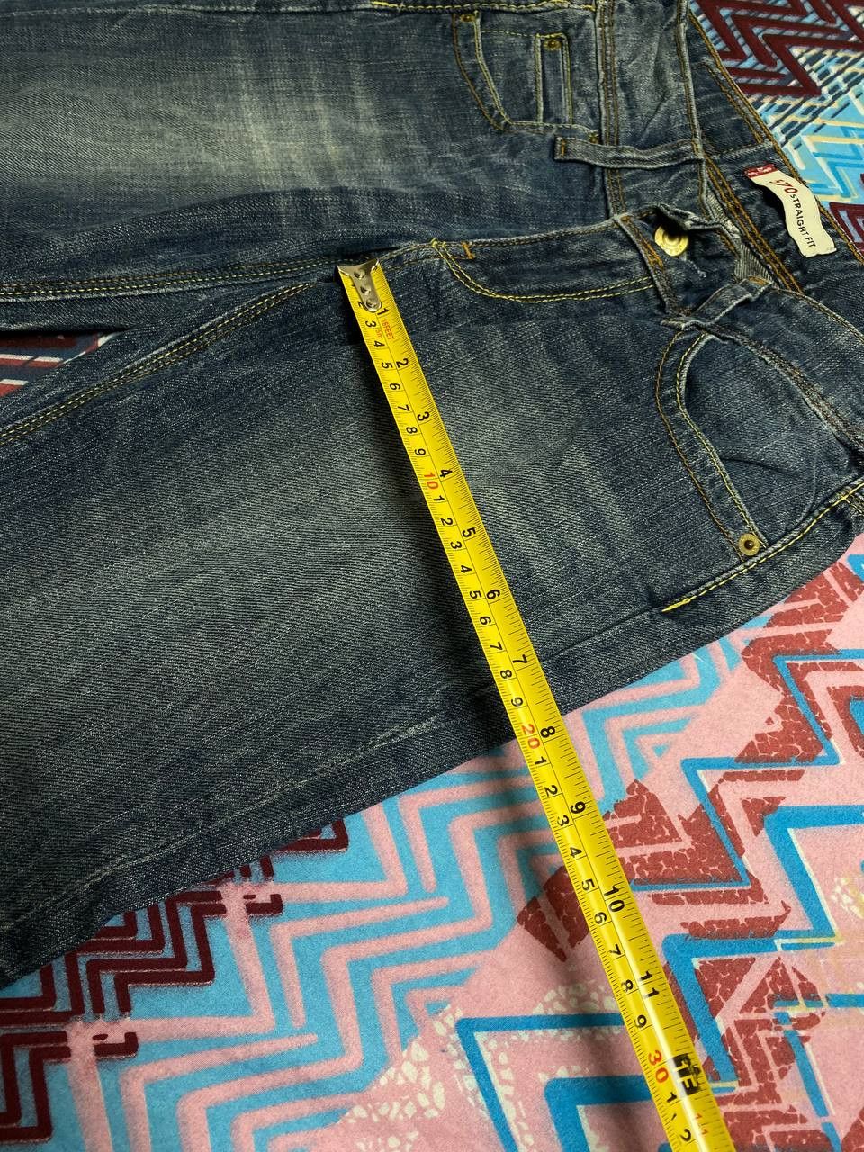 Levi's × Vintage Vintage Levi's 570 Faded Straight Denim Pants Size 25" / US 0 / IT 36 - 7 Thumbnail