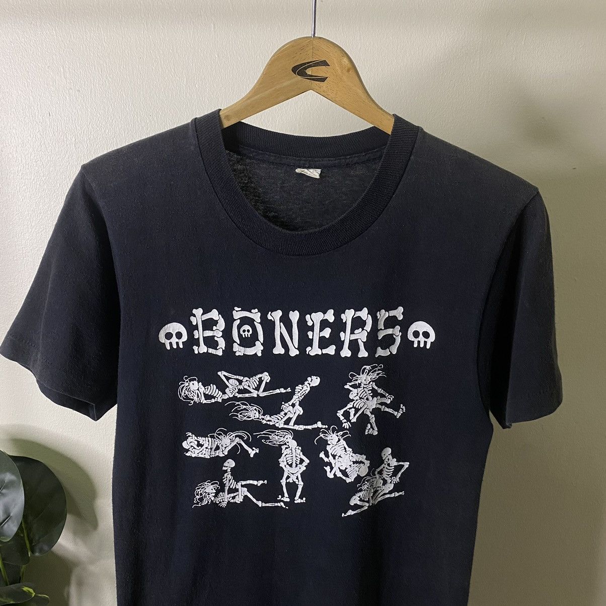 Vintage Vintage 1990s Boners Skeleton Sex Position Funny Humor Tee Size US S / EU 44-46 / 1 - 2 Thumbnail