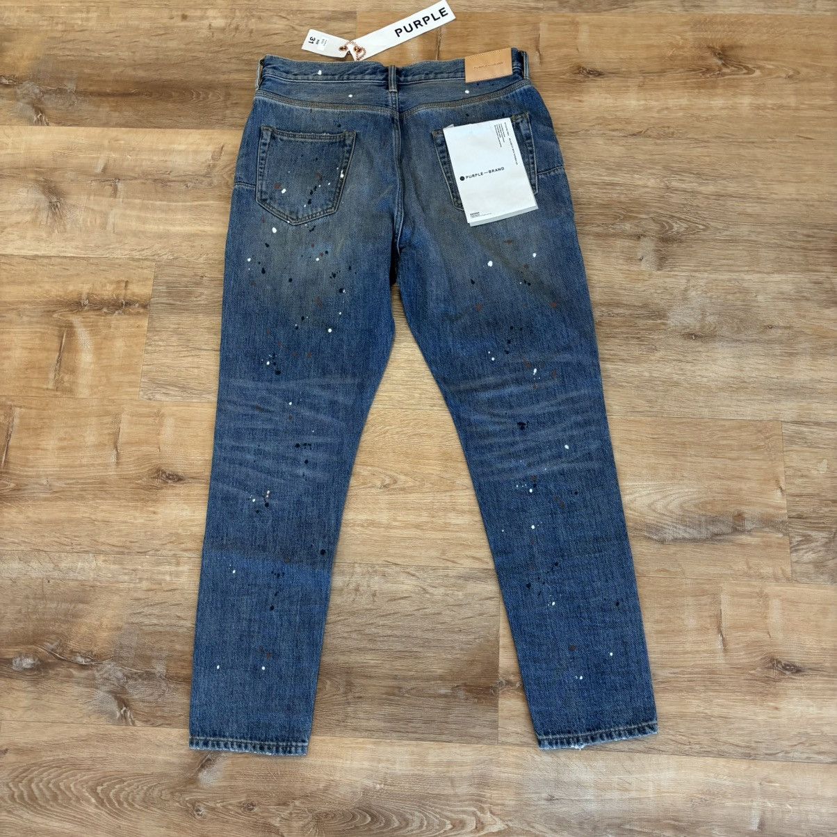 Purple Brand Purple Brand Paint Splatter Jeans Size 31 Size US 31 - 2 Thumbnail