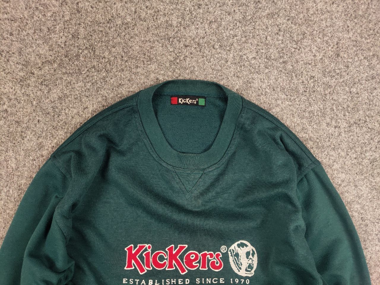 Kickers Vintage KicKers embroidered Emerald Sweatshirt Y2K Style Size US M / EU 48-50 / 2 - 8 Thumbnail