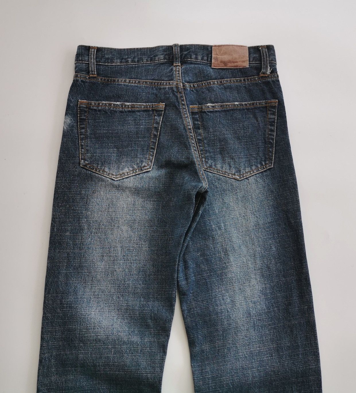 Japanese Brand Nylaus Distressed Patchwork Repaired Denim Jeans Size US 30 / EU 46 - 5 Thumbnail