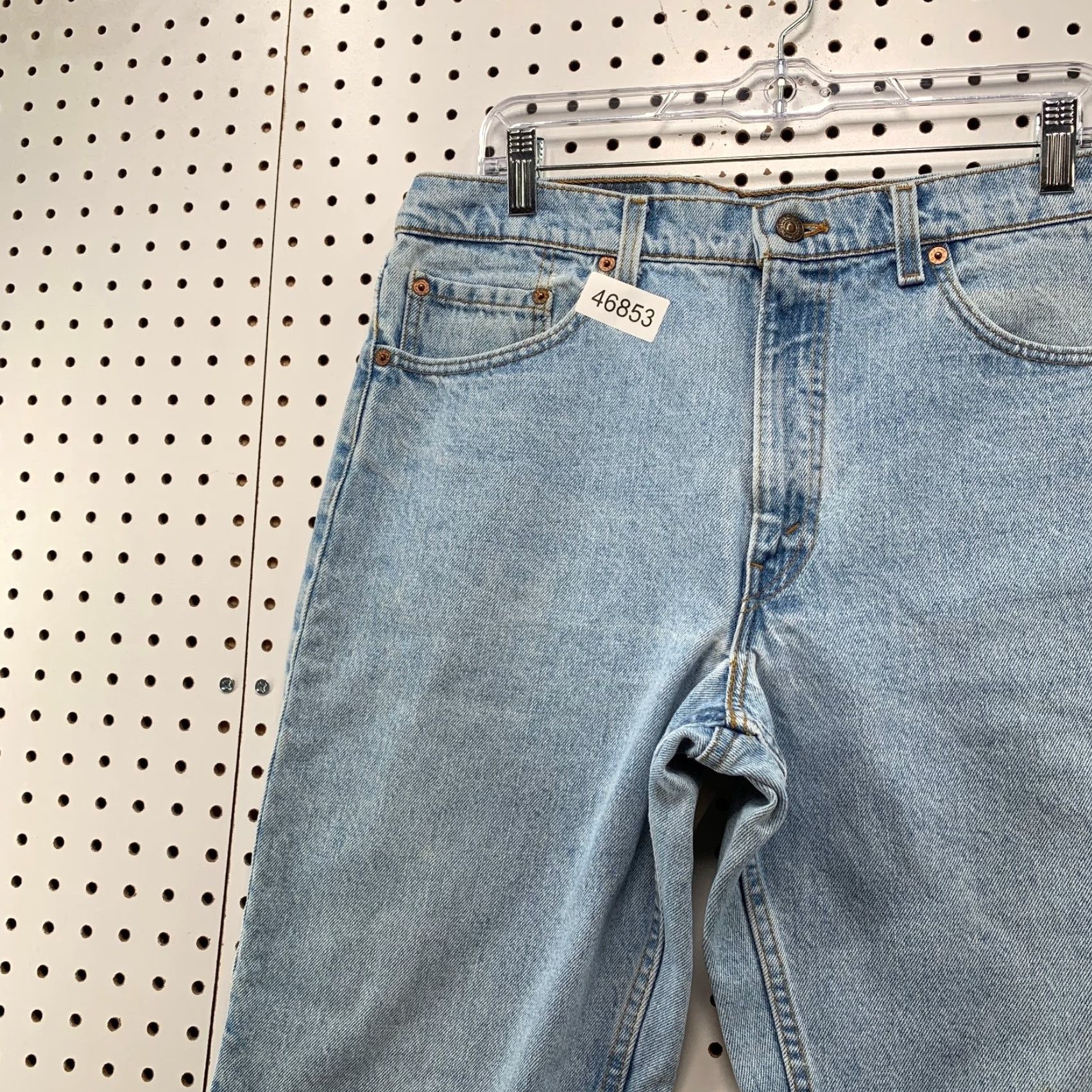 Levi's VINTAGE Levi's 550 Denim Jeans Men 32x29 90s Blue Relaxed Tapered USA Denim Jeans Men 32 Relaxed 90s Blue Levi's 550 Vintage USA Pants Size US 32 / EU 48 - 7 Thumbnail