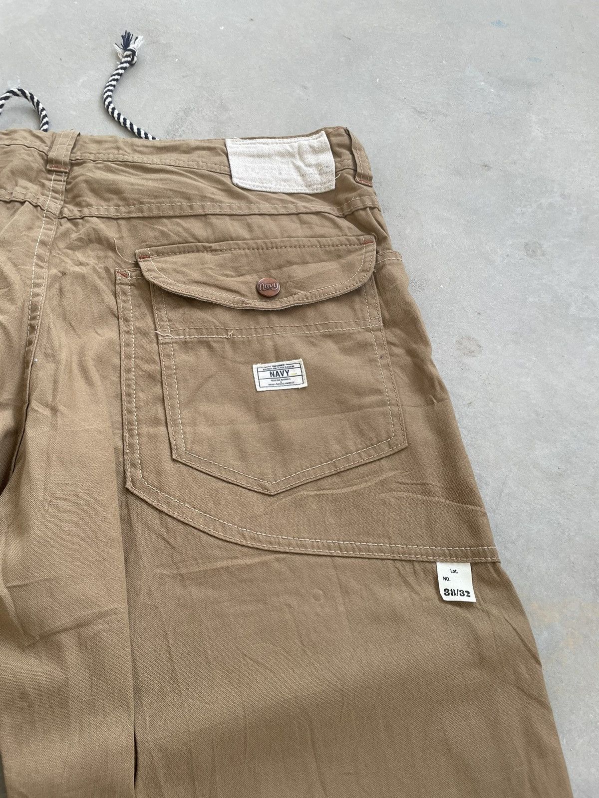 Japanese Brand NAVY ORGABITS ARMY STYLE PANT Size US 37 - 11 Thumbnail
