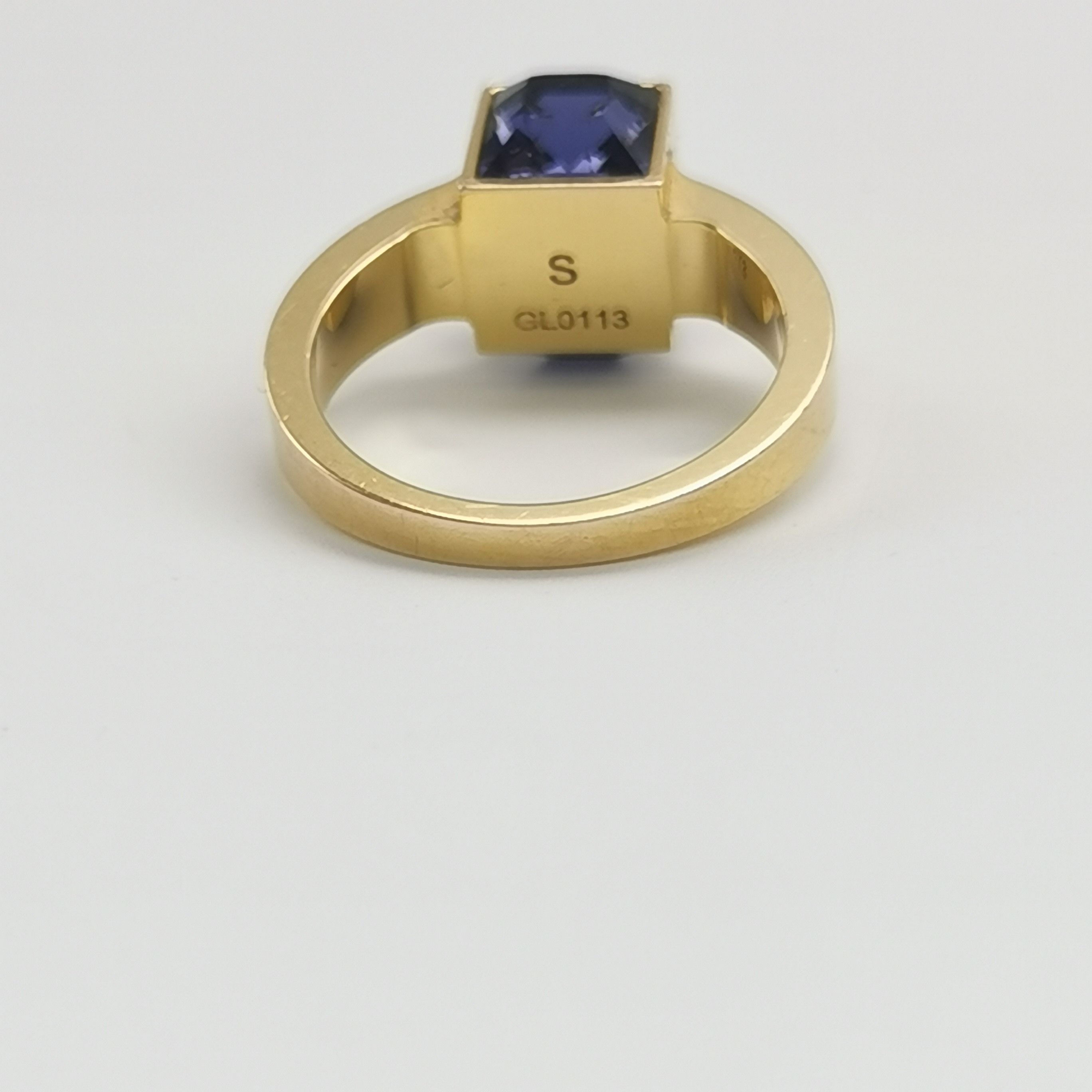 Louis Vuitton Louis Vuitton (LV) Gamble Crystal Letter Logo Ring Size 8 - Size ONE SIZE - 6 Thumbnail