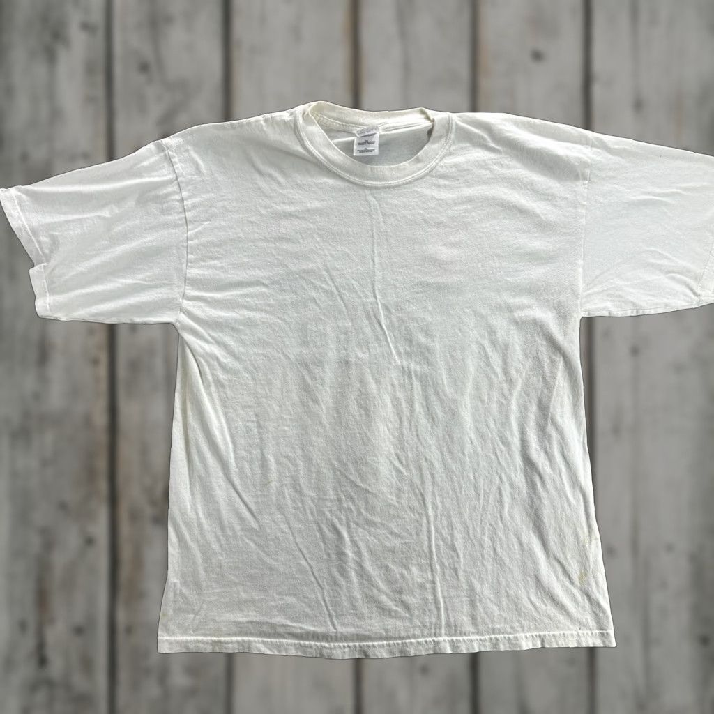 Gildan VINTAGE Jim Beam Shirt Mens XL White Road to the Rackhouse Tour 2002 Distressed Tee Size US XL / EU 56 / 4 - 1 Thumbnail
