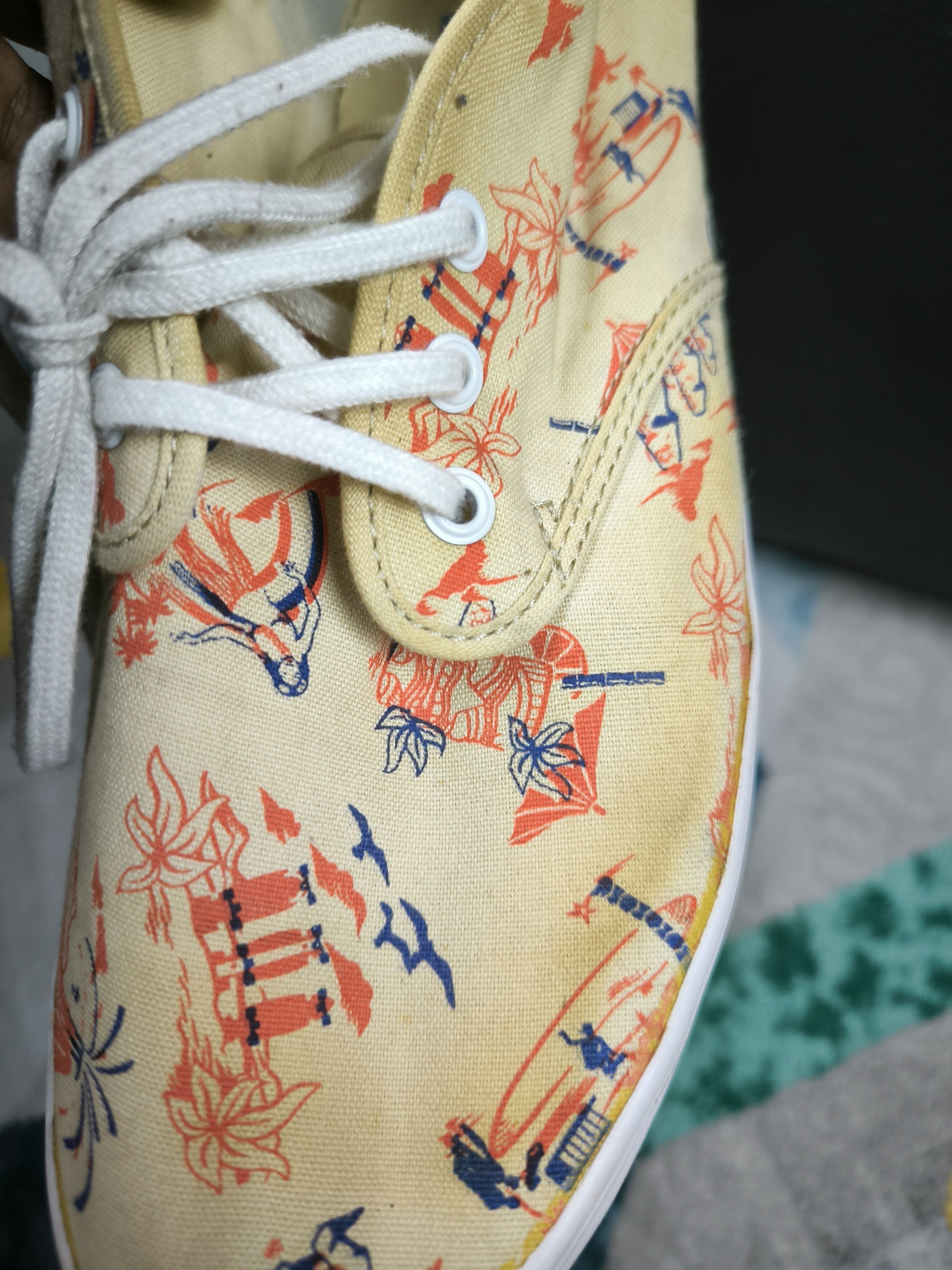 Gravis × Vintage Mens Quarters Aloha Size US 8 / EU 41 - 6 Thumbnail