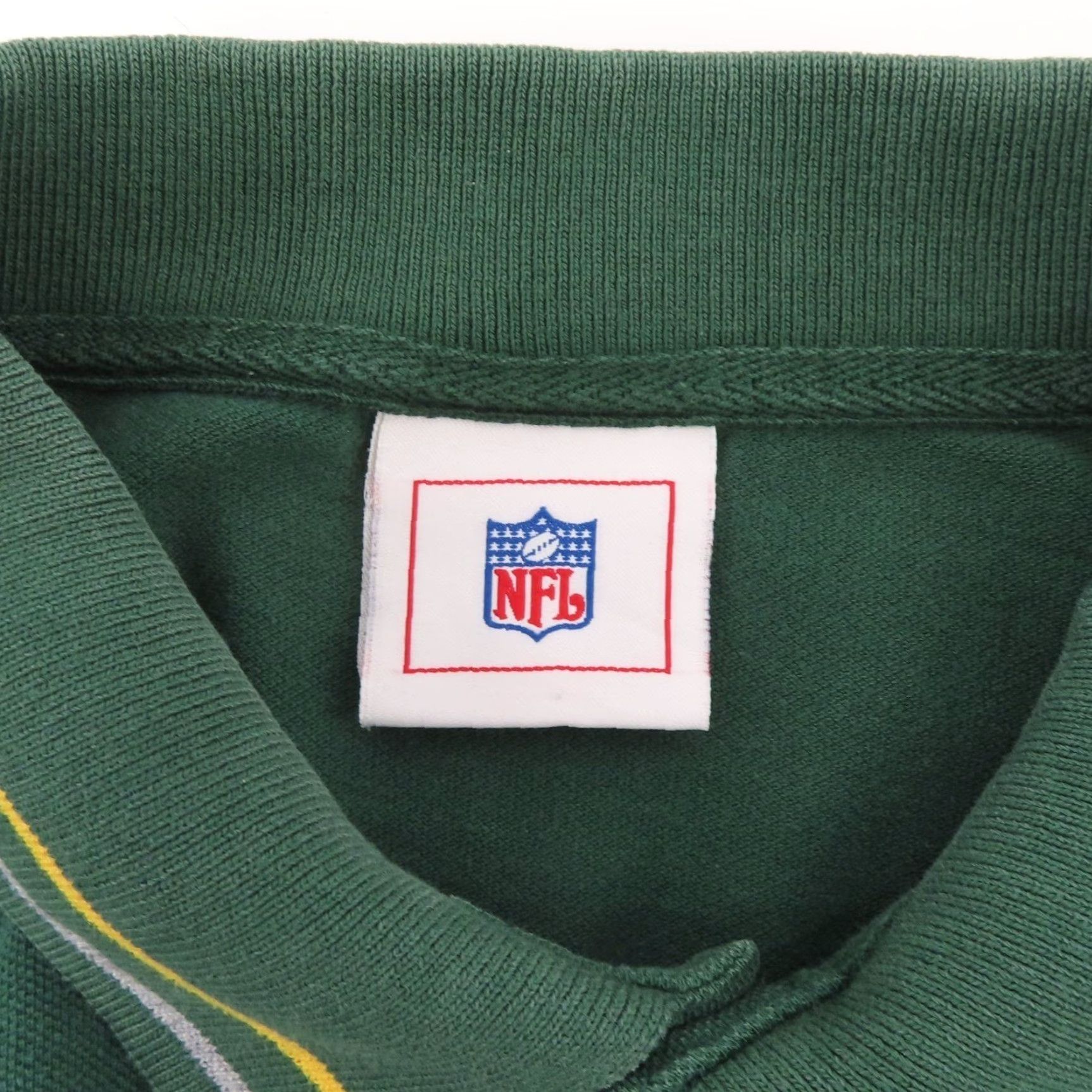 NFL VINTAGE NFL Green Bay Packers Women Crop Polo Shirt Top Yellow Embroidered Logo Collar Size ONE SIZE - 7 Thumbnail