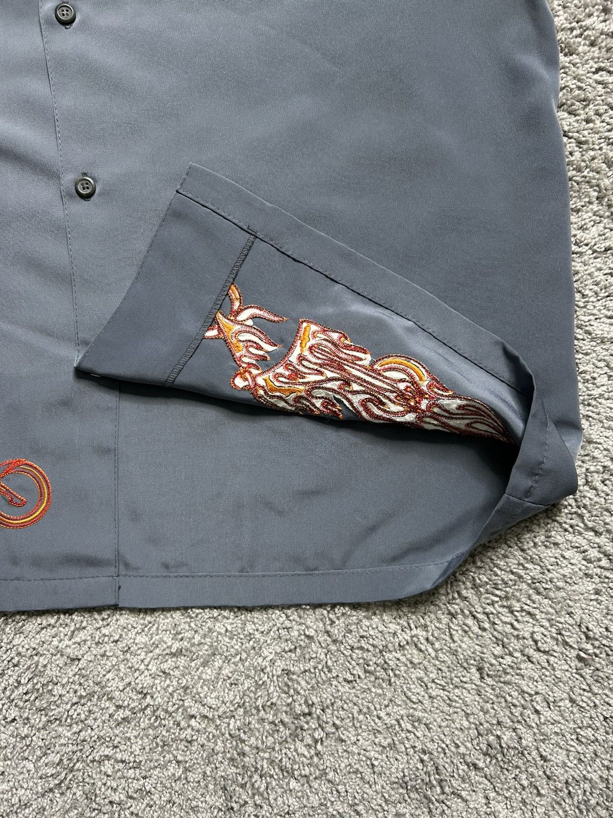 Other Vintage 70s/80s Saga Motorcycle Flames Short Sleeve USA Size US XL / EU 56 / 4 - 4 Thumbnail