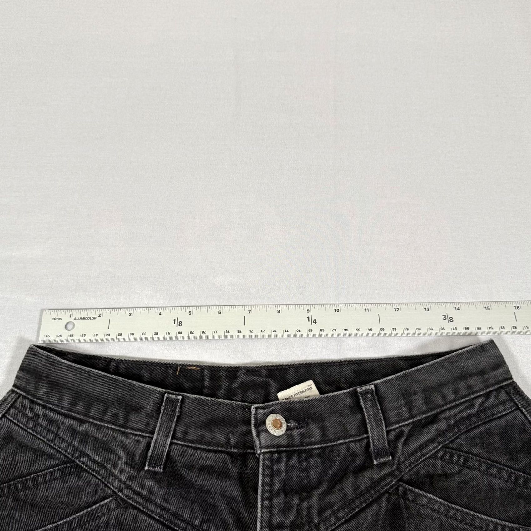 Vintage VINTAGE Rockies Denim Jeans Womens 15 Black Charcoal Wash 90s Western 30 Inseam Straight Jeans Mens? Womens Size 36" / US 14 / IT 50 - 7 Thumbnail