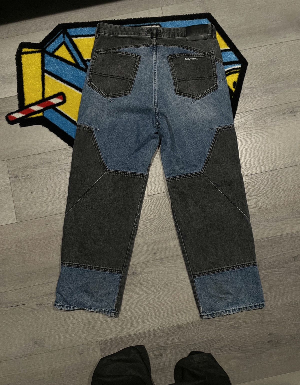 Supreme Supreme 2-Tone Panelled Denim (blue) Size US 32 / EU 48 - 2 Thumbnail