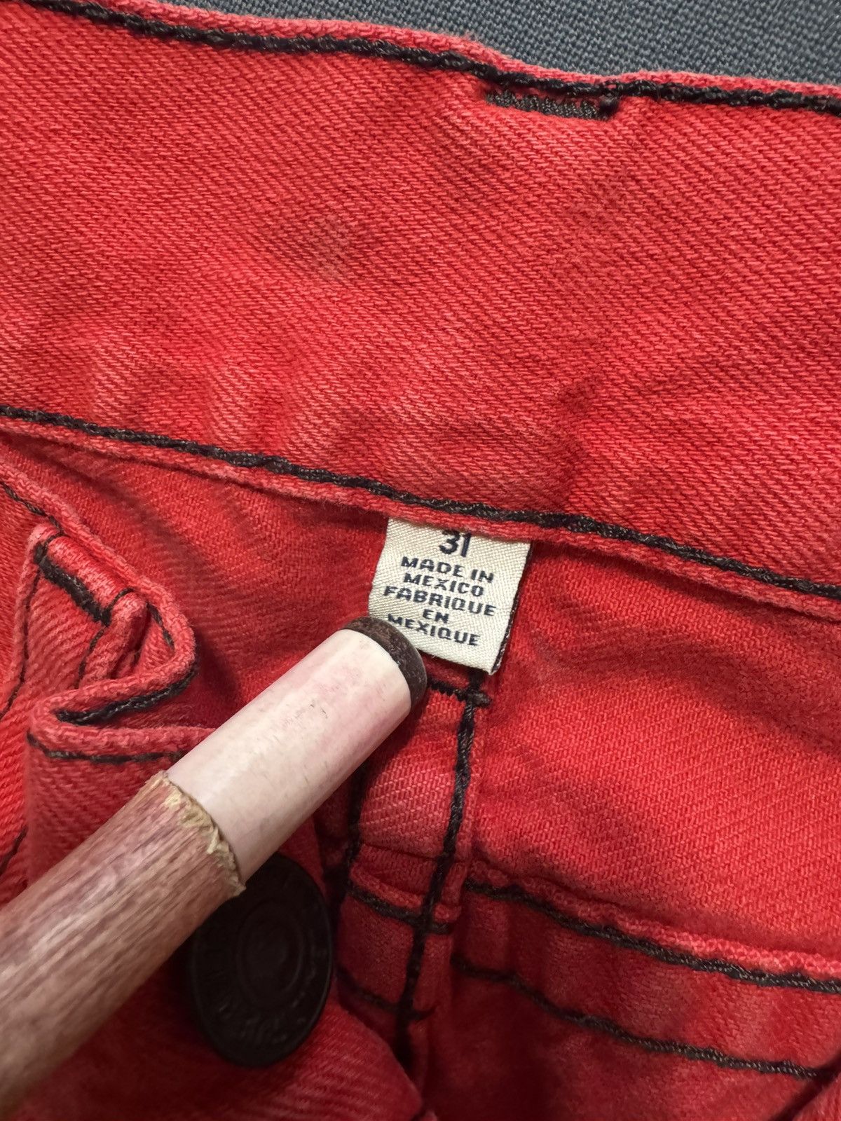 True Religion True Religion Red Denim Size US 31 - 7 Thumbnail