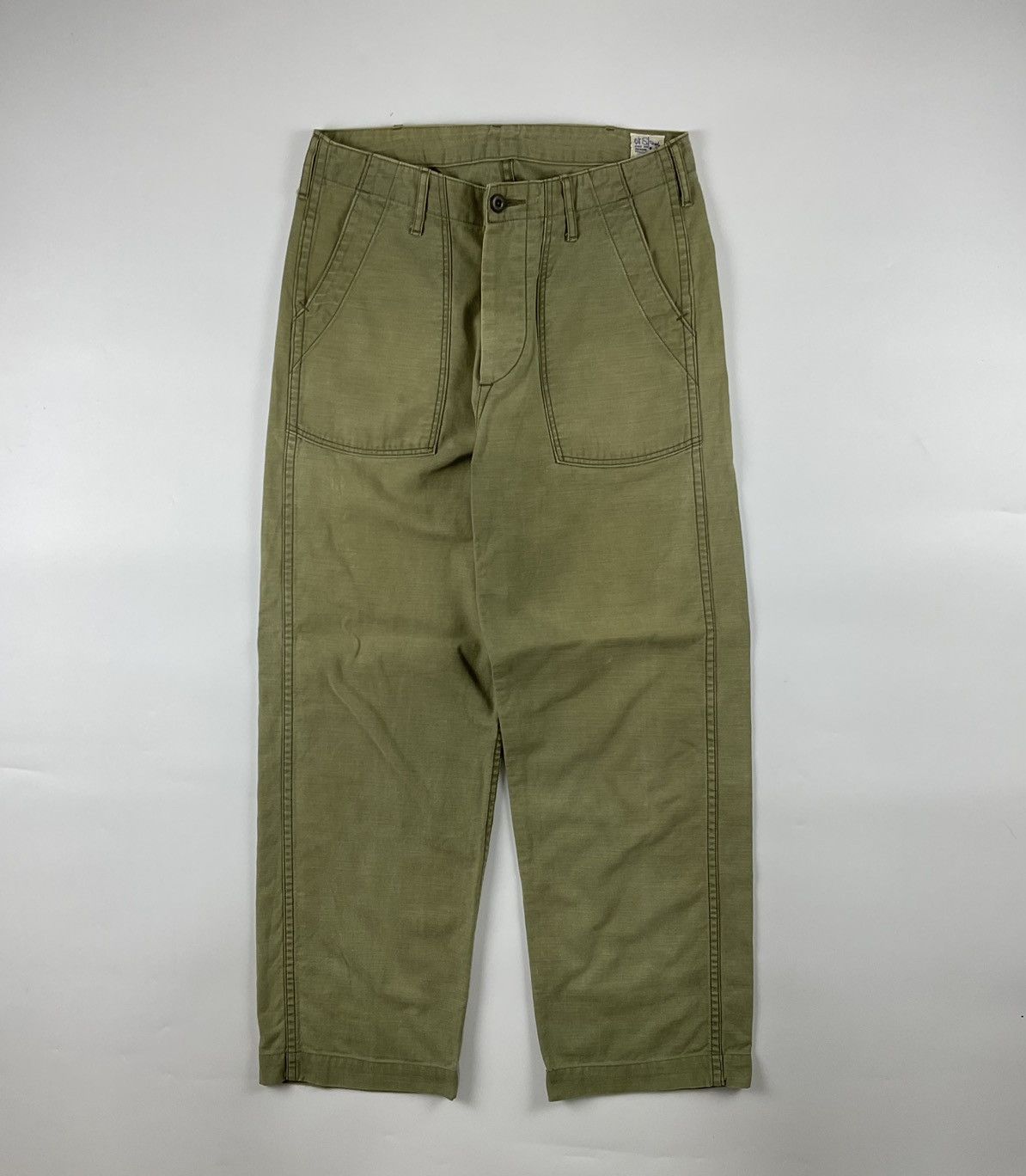 Image of Orslow Fatigue Pants in Olive Green, Men's (Size 30)