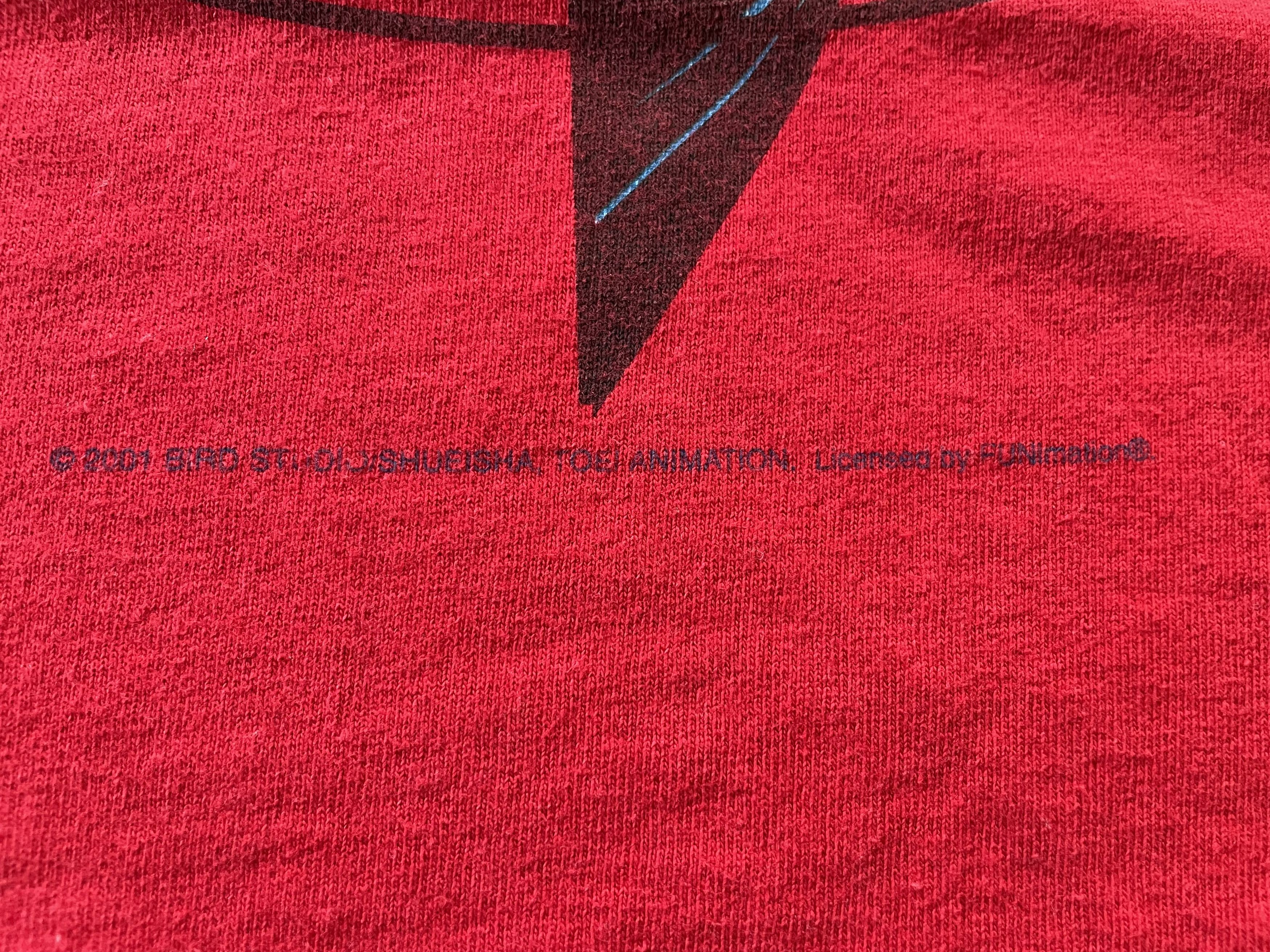 Anime Vintage 2001 Dragon Ball Z Future Trunks T-shirt Red Size US M / EU 48-50 / 2 - 5 Thumbnail