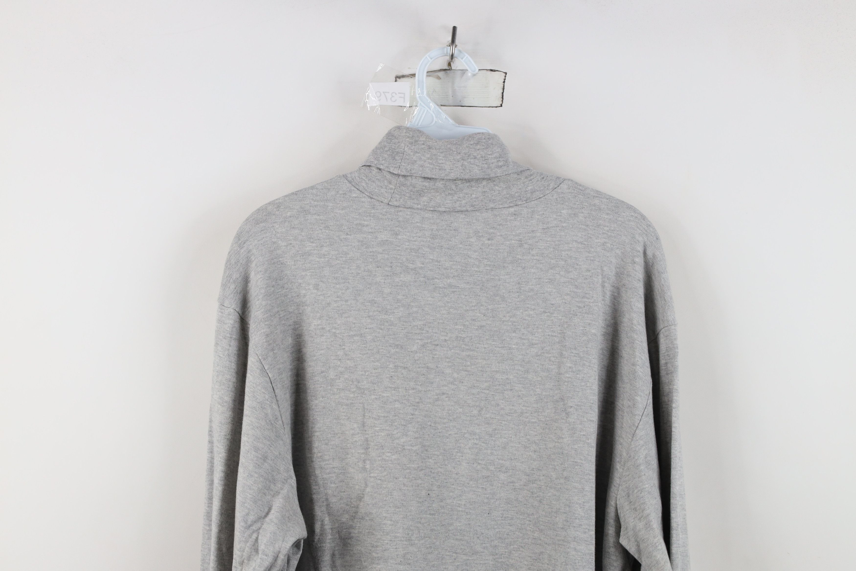 Eddie Bauer Vintage 90s Eddie Bauer Long Sleeve Turtleneck T-Shirt Gray Size US XL / EU 56 / 4 - 13 Thumbnail