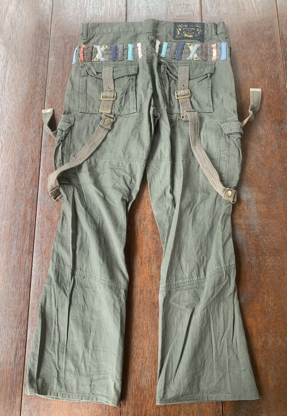 Japanese Brand Bondage zerosai 2002 Japan double waist cargo Size US 34 / EU 50 - 1 Thumbnail