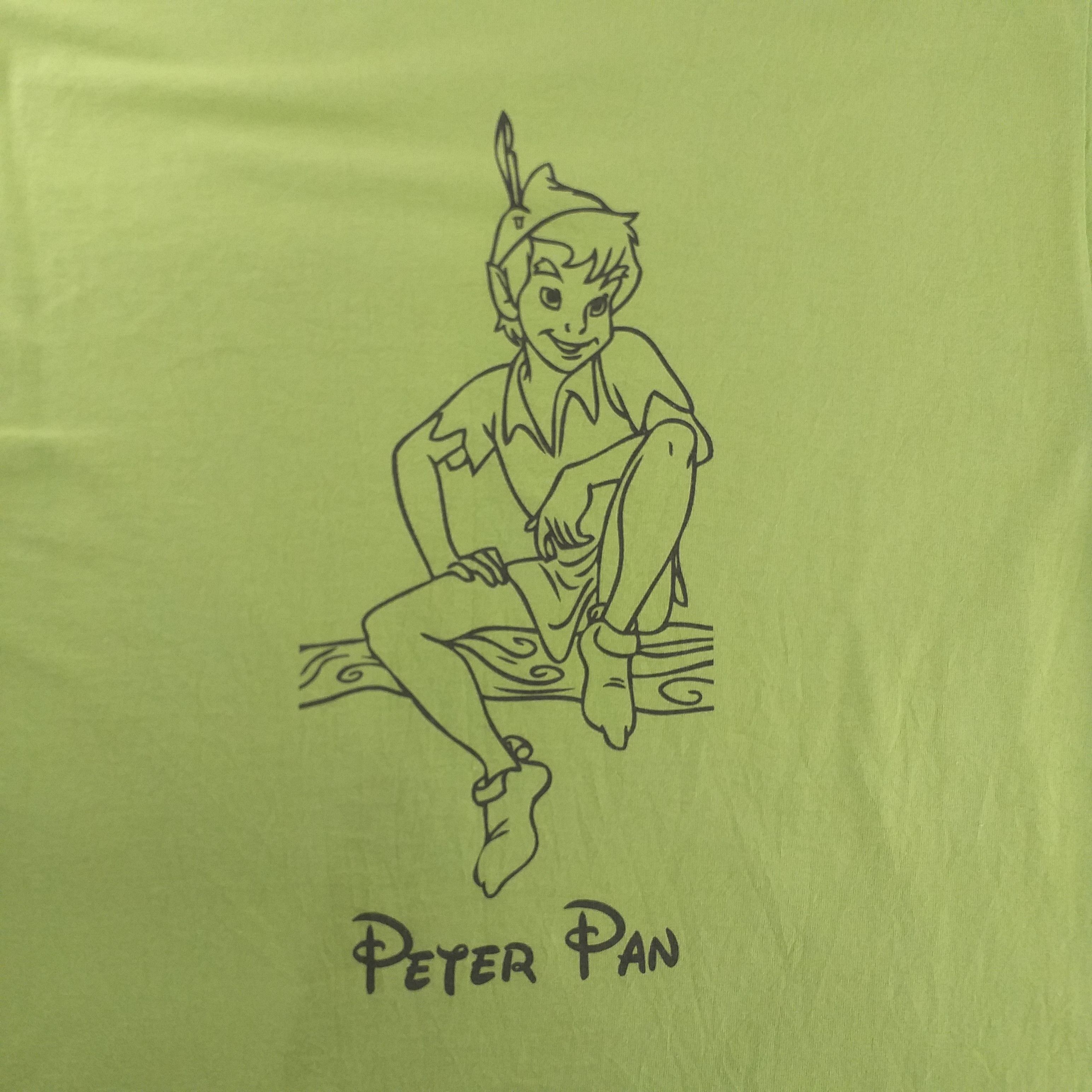 Cartoon Network Vintage Disney Peter Pan Cartoon Large Tshirt -F026 Size US L / EU 52-54 / 3 - 4 Thumbnail