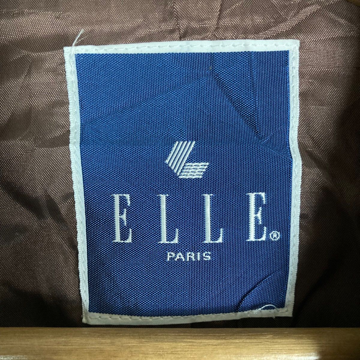 Vintage Vintage Elle Paris Flat Button Coat Blazer Jacket Size US S / EU 44-46 / 1 - 5 Thumbnail