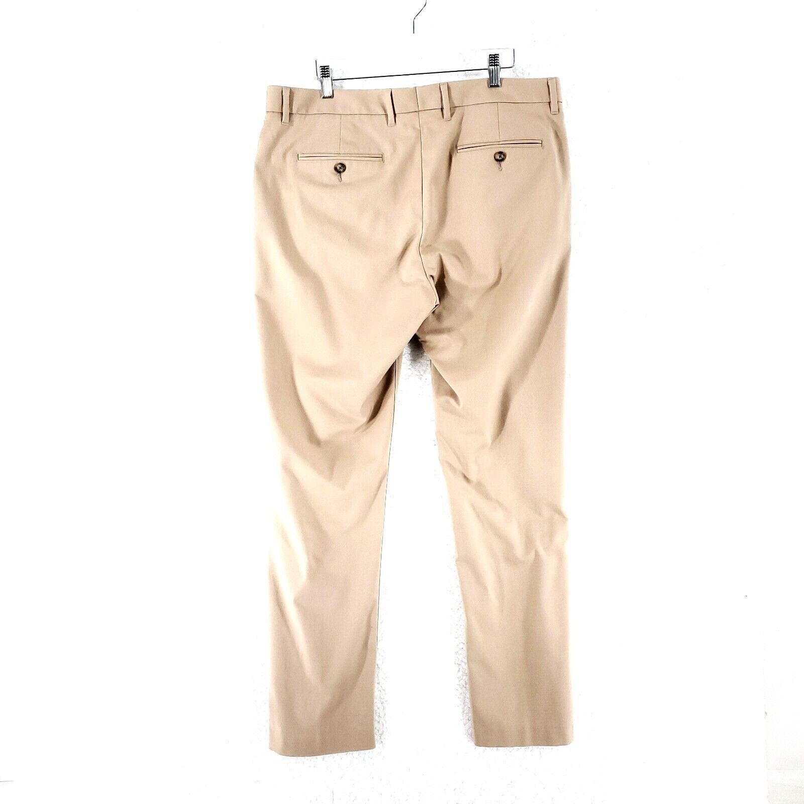 Bonobos Bonobos Friday Cotton Sharkskin Slim Mid Rise Chino Pants 37 Size US 37 - 2 Thumbnail