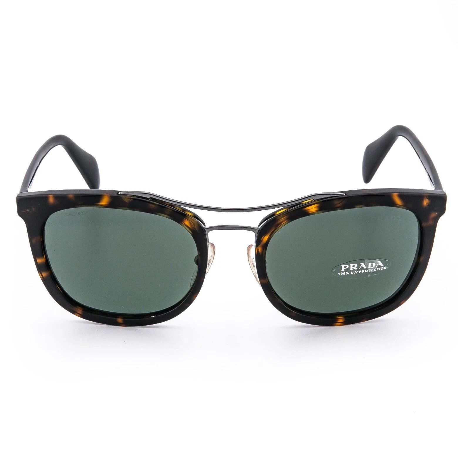 Prada PRADA 17Q SOCIETY Square Pilot PR17QS Tortoise Sunglasses Size ONE SIZE - 4 Thumbnail