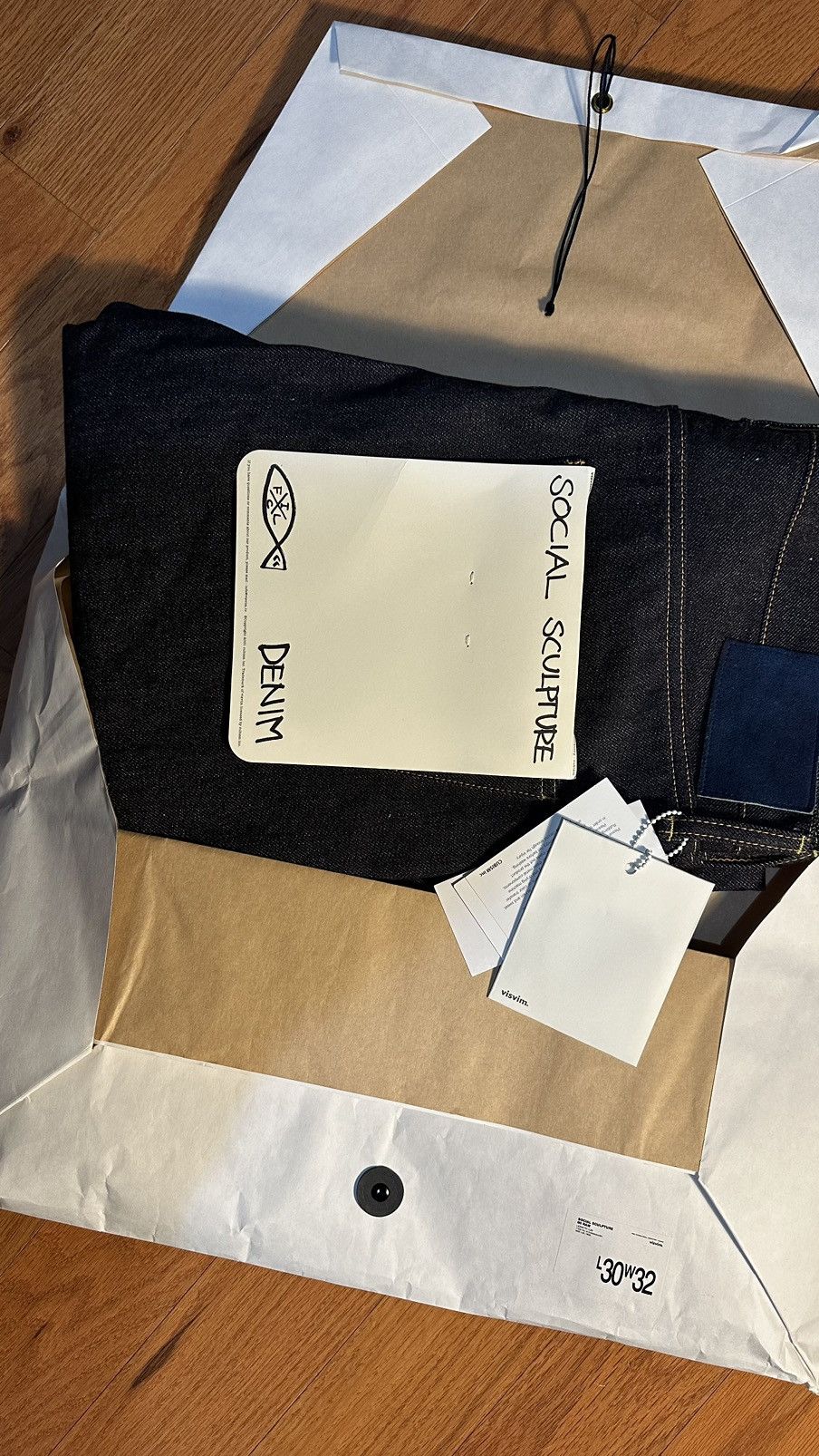 Visvim Social Sculpture 00 Raw Denim Pant Size US 32 / EU 48 - 9 Thumbnail