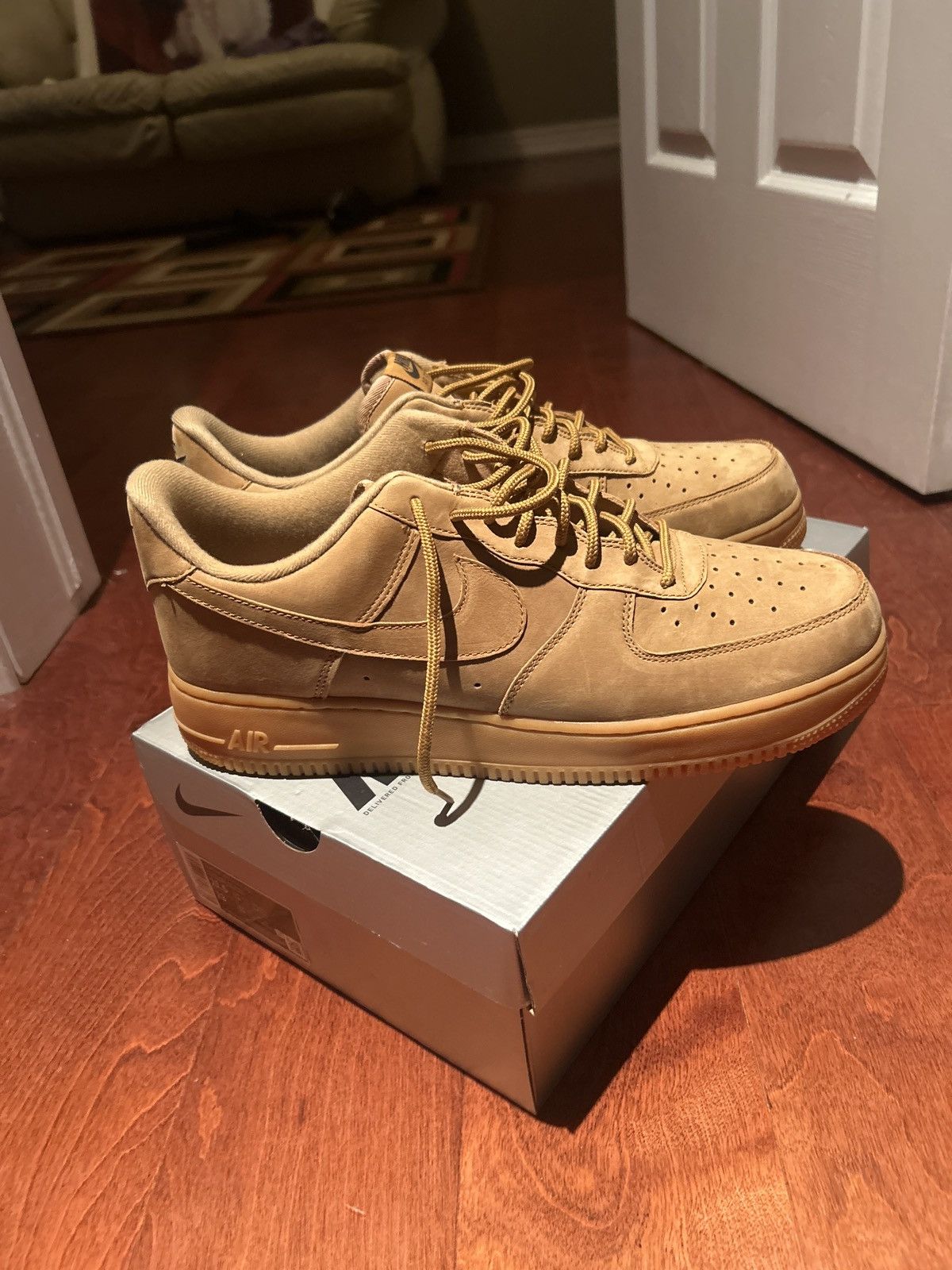 Nike Air Force 1 “Wheat” Size US 12 / EU 45 - 7 Thumbnail