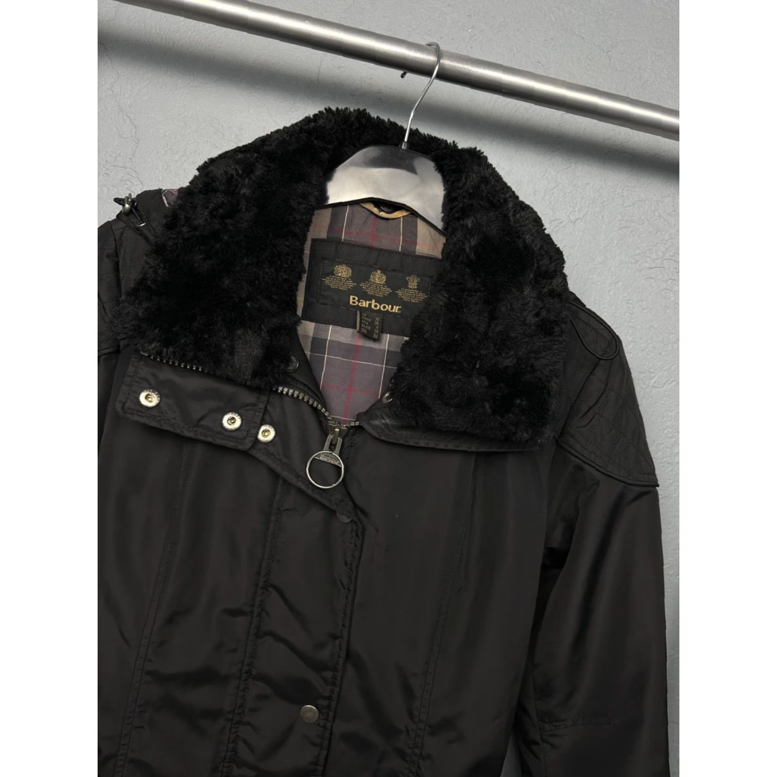 Barbour Barbour Outlaw Jacket Barbour International Womens Jacket XS? UK 10 Black Size M / US 6-8 / IT 42-44 - 2 Thumbnail