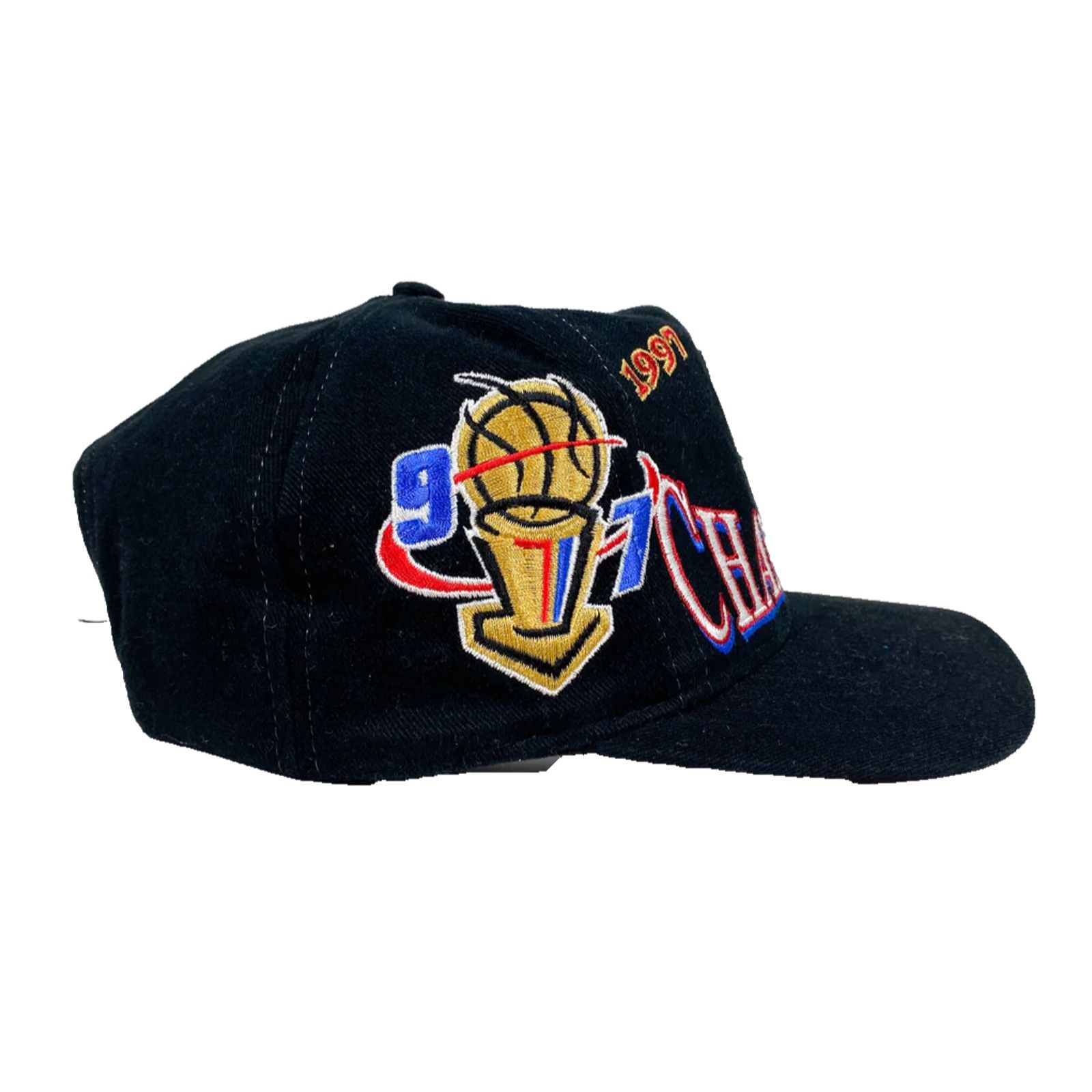 Logo Athletic Chicago Bulls Hat Snapback Logo Athletic 1997 NBA Champions Size ONE SIZE - 3 Thumbnail