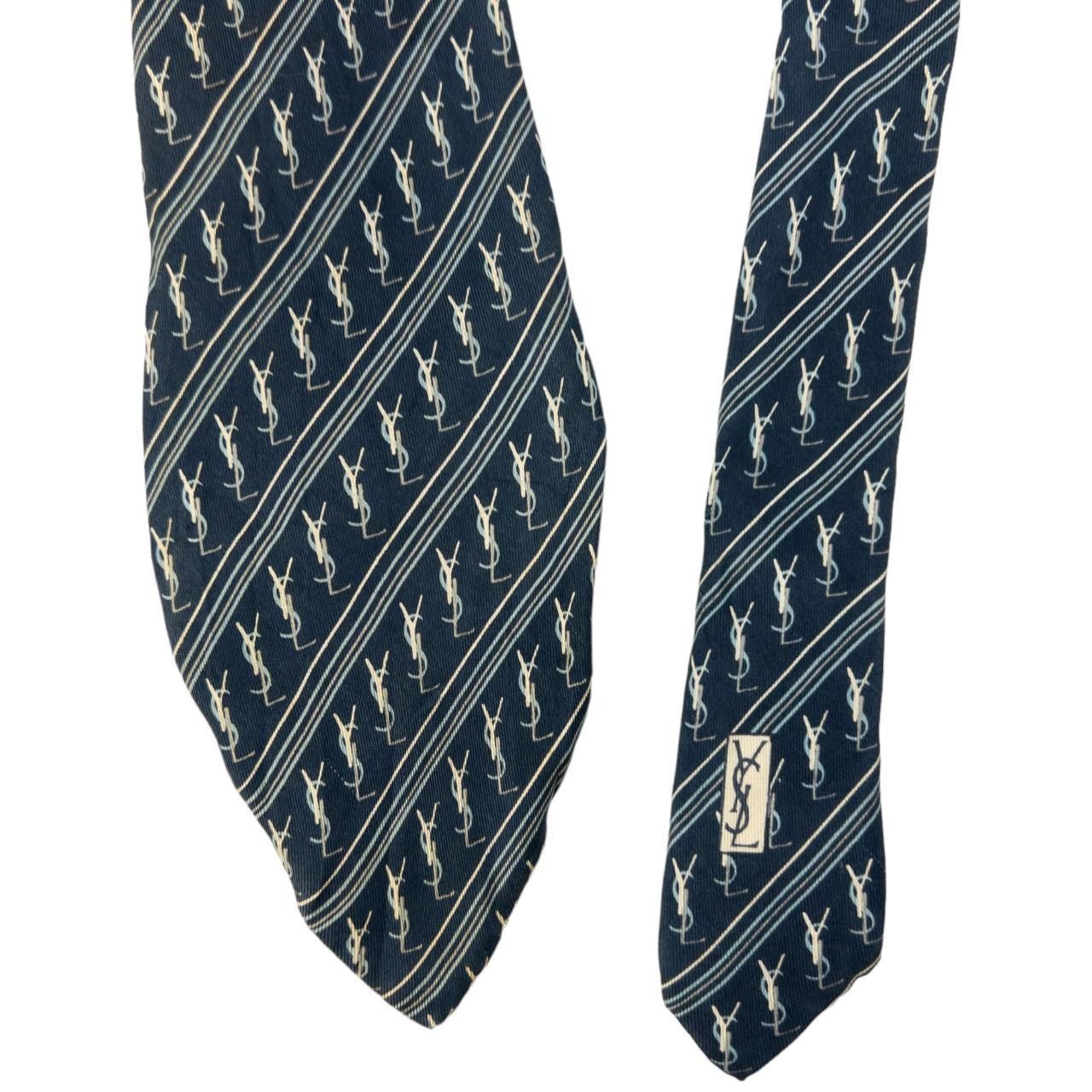 Yves Saint Laurent Vintage YSL Yves Saint Laurent Monogram Tie Size ONE SIZE - 7 Thumbnail
