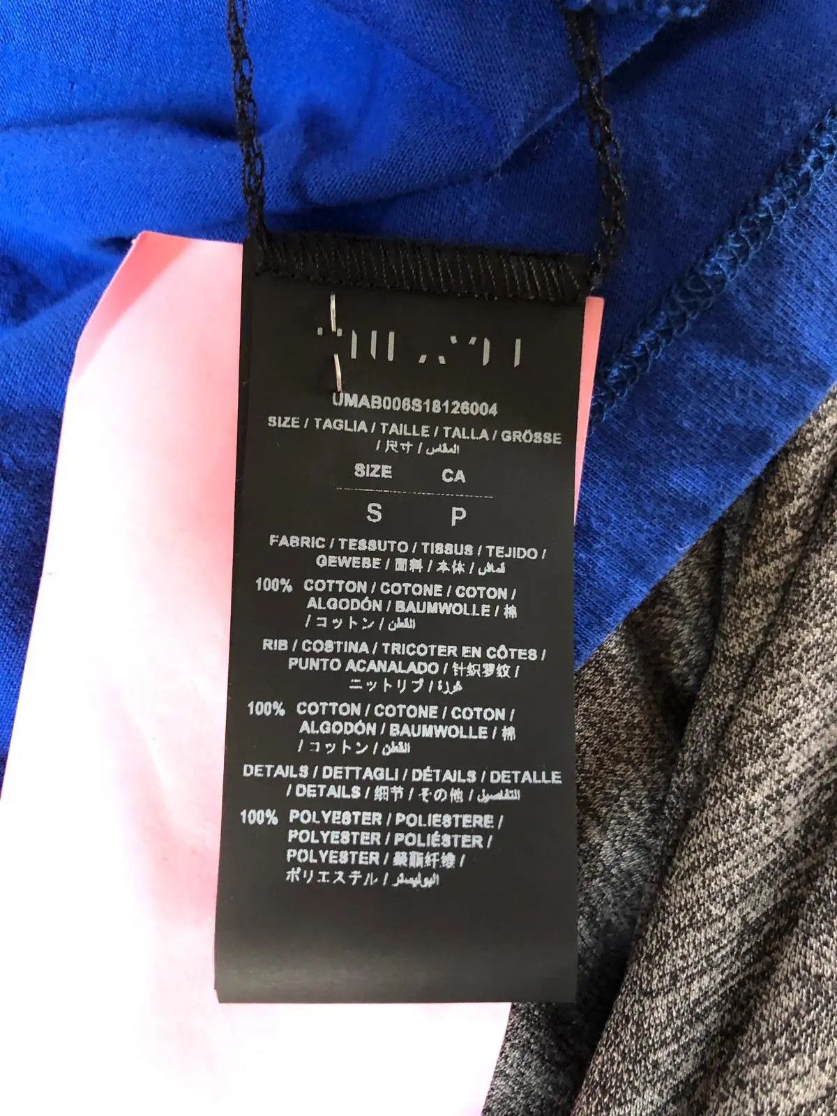 Ben Taverniti Unravel Project LS Blue Tee Size US S / EU 44-46 / 1 - 7 Thumbnail