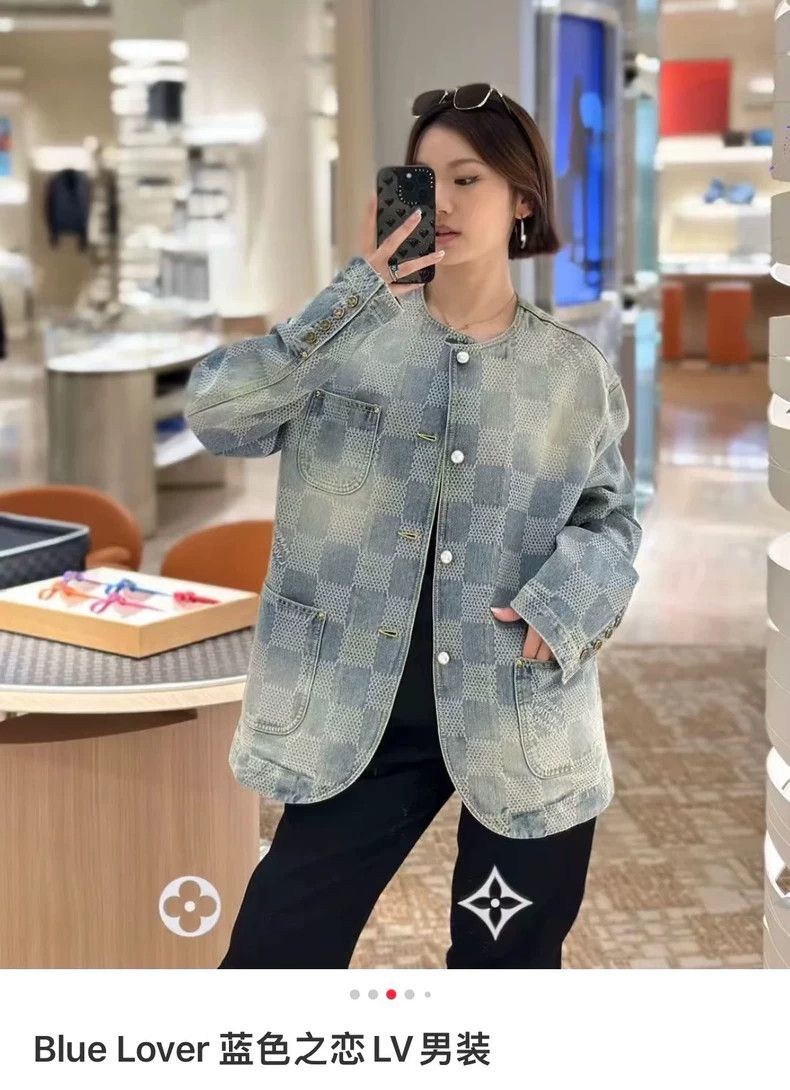 Louis Vuitton Louis Vuitton 24 New Checker Denim Jacket 2503-Nextarrow Size US M / EU 48-50 / 2 - 8 Thumbnail
