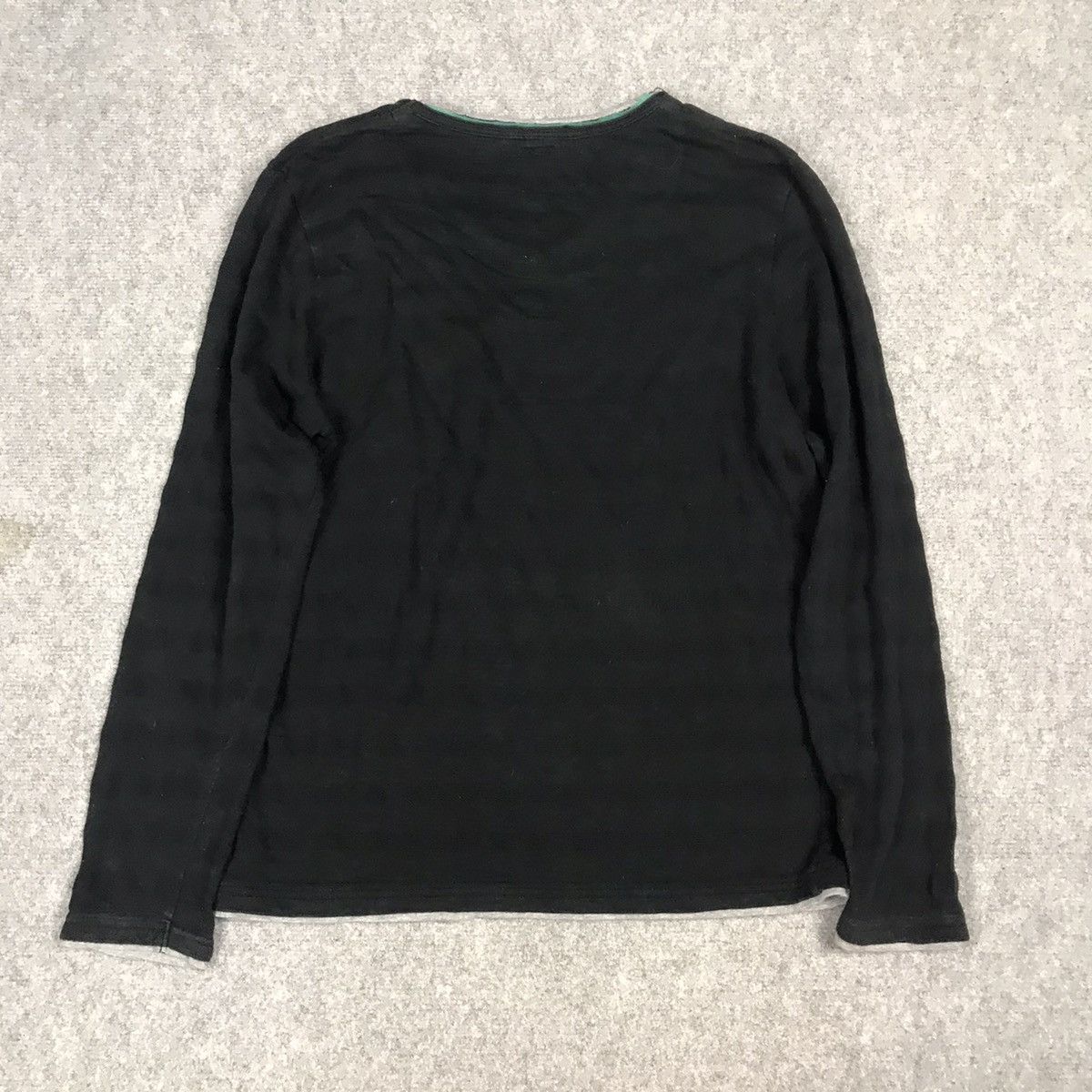 Japanese Brand DOUBLE SHIRT STYLE JAPAN BLACK TSHIRT IFSIXWASNINE STYLE Size US L / EU 52-54 / 3 - 6 Thumbnail