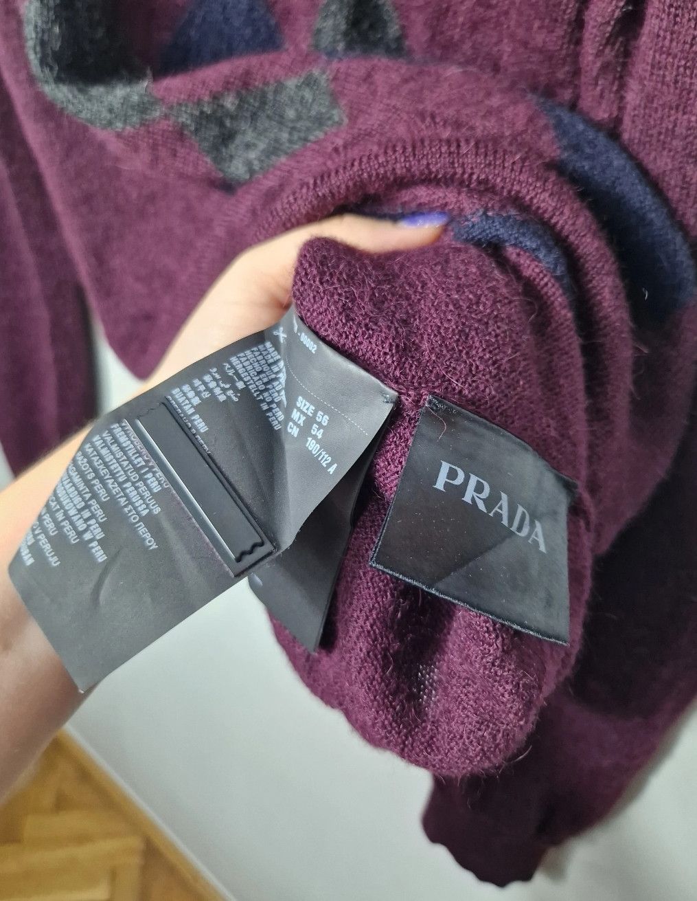 Prada Prada A/W 2017 Alpaca Sweater Size US XXL / EU 58 / 5 - 8 Thumbnail