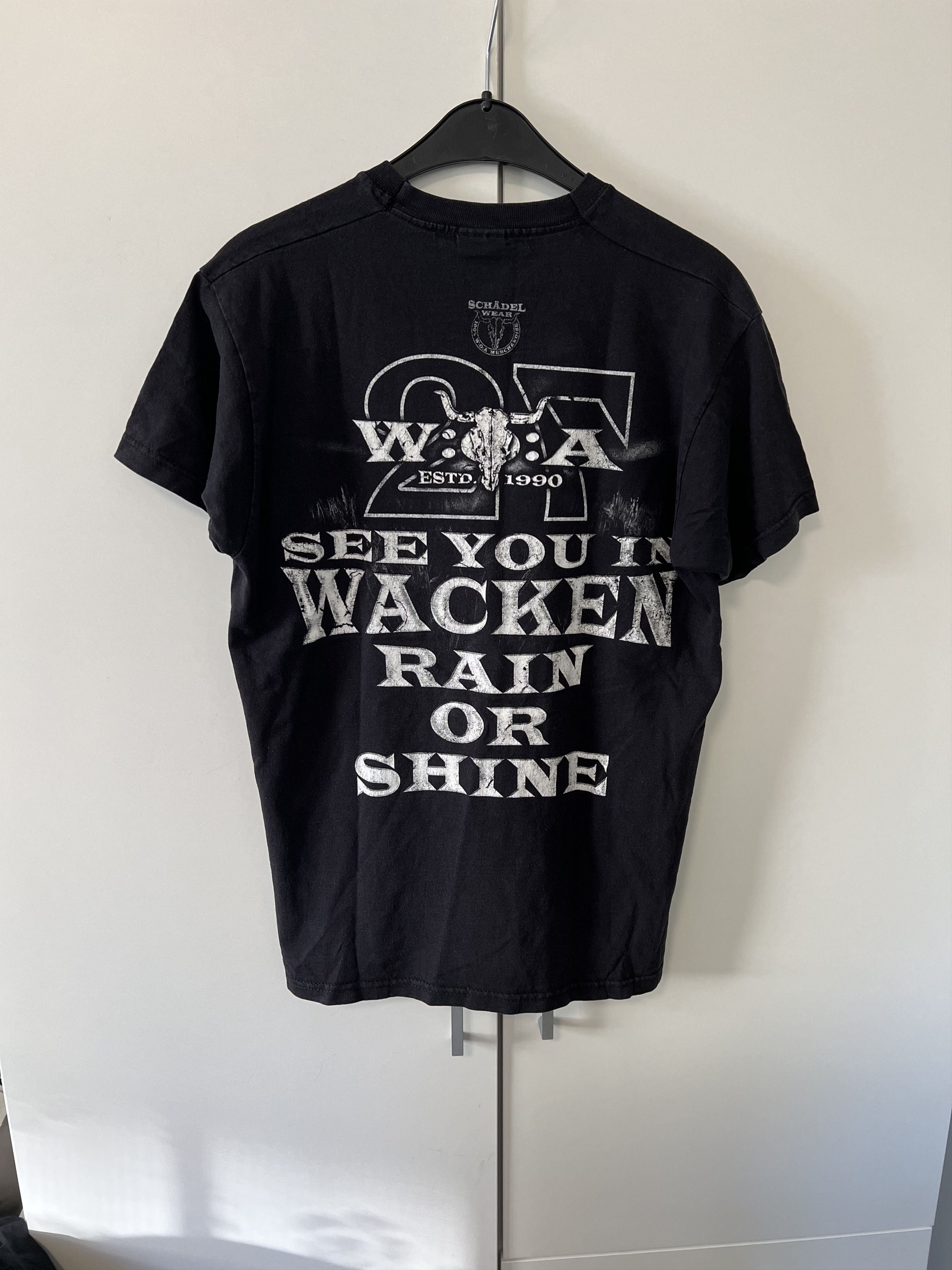 Fruit Of The Loom Wacken W:O:A vintage T-shirts big logo black size M Size US M / EU 48-50 / 2 - 9 Thumbnail