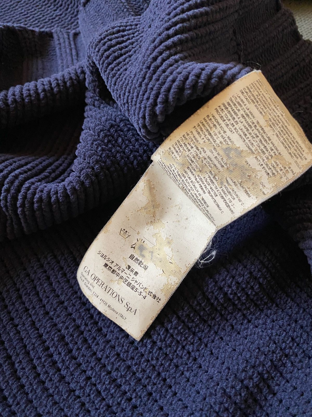 RARE ARCHIVE Giorgio Armani Knit Sweater