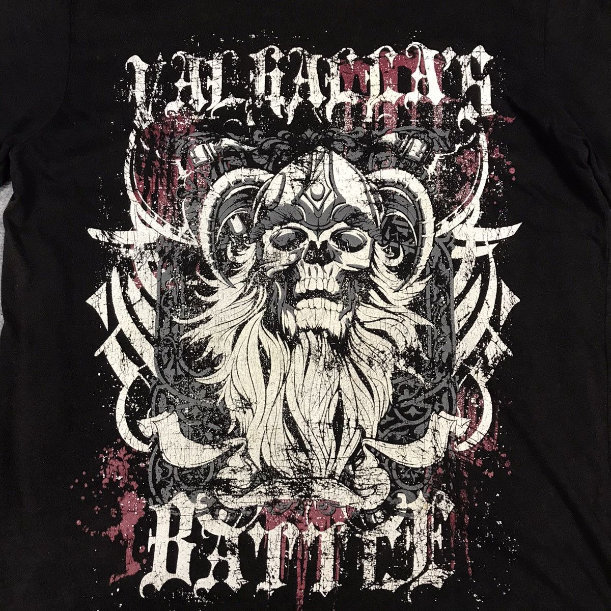 Japanese Brand BLACK SUN FADED VALHALLA BATTLE TSHIRT Size US L / EU 52-54 / 3 - 2 Thumbnail