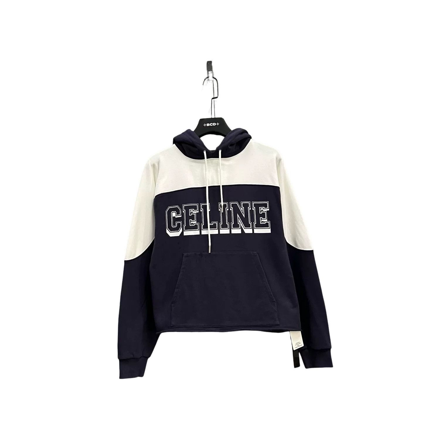 Celine Celine Colorblock Letter Logo Hoodie M Size US M / EU 48-50 / 2 - 1 Thumbnail