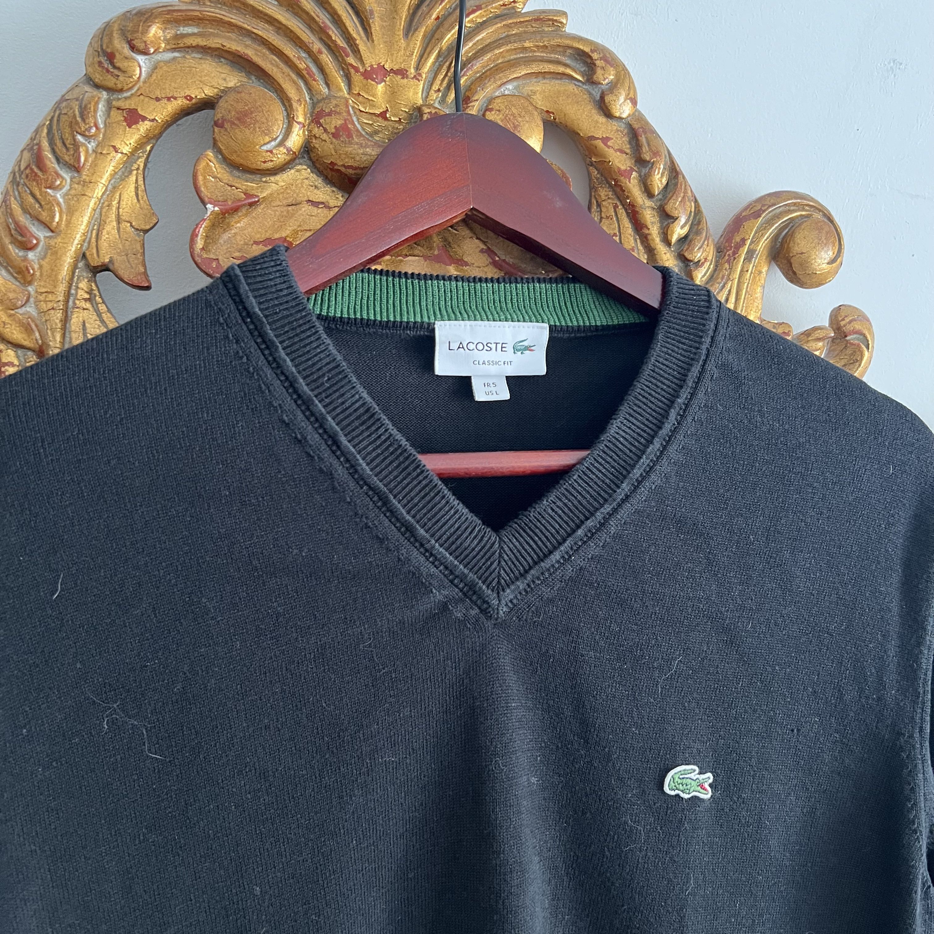 Lacoste × Vintage Vintage Lacoste Sweater Y2K Logo Size US S / EU 44-46 / 1 - 4 Thumbnail