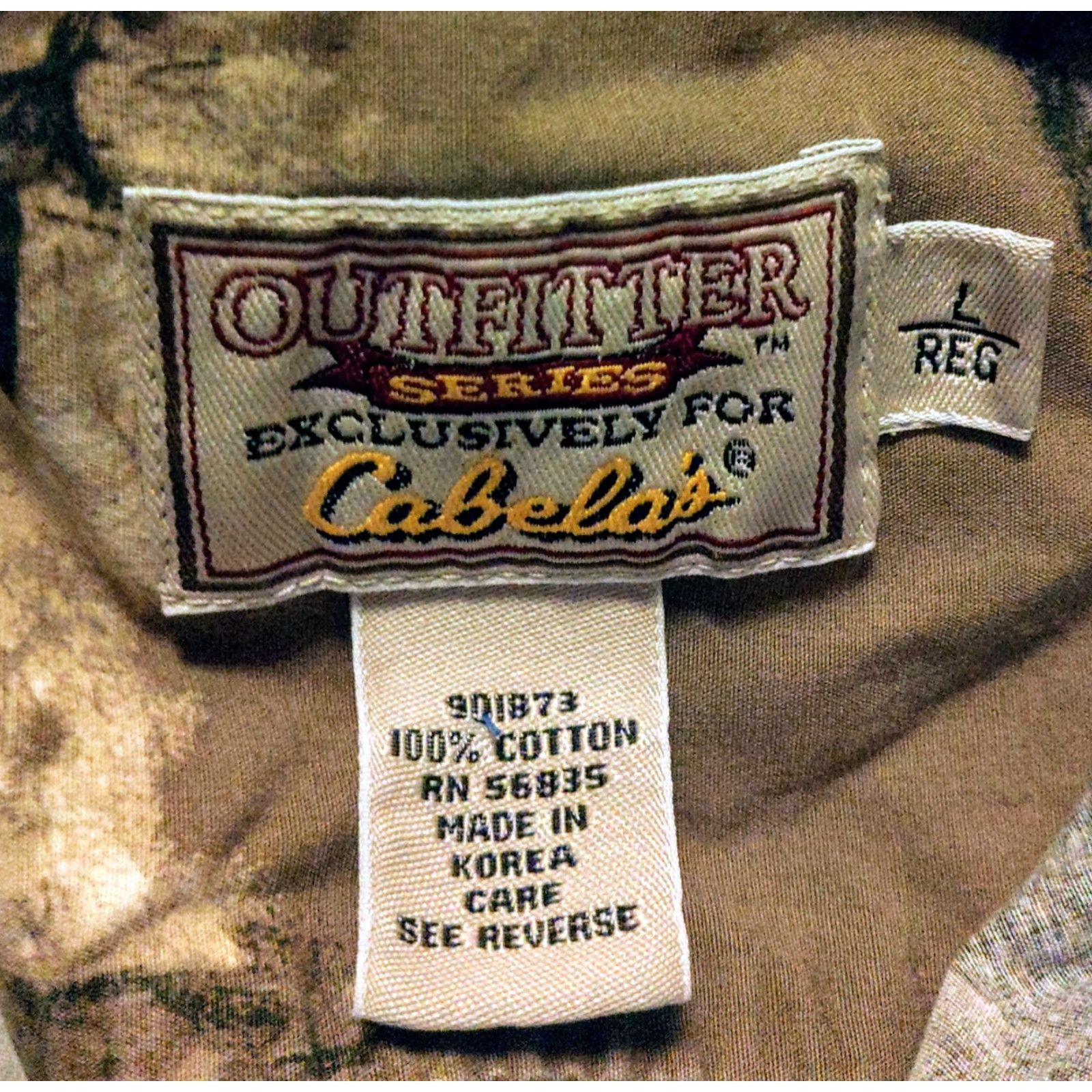 Vintage Cabela's Shirt Mens L Deer Print Camo Outdoor Hunting Button Fishing Long Sleeve Size US L / EU 52-54 / 3 - 4 Thumbnail