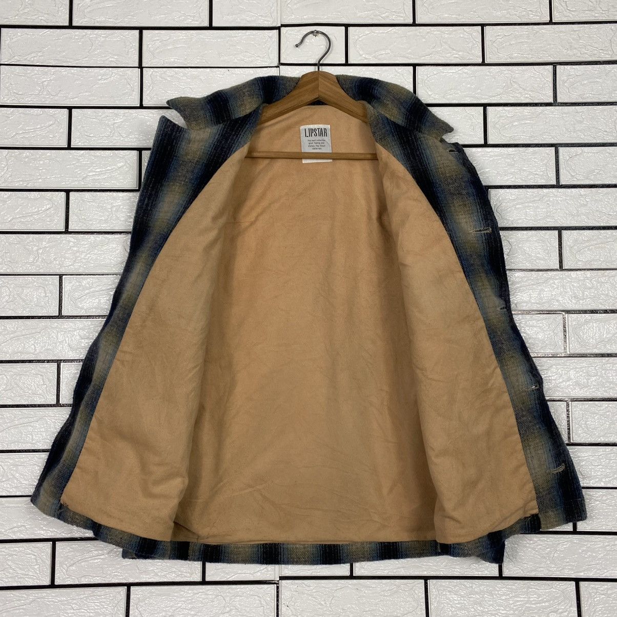 Japanese Brand 🔥VINTAGE WOOL JACKET TARTAN DESIGN LIPSTAR ISSEY MIYAKE Size US M / EU 48-50 / 2 - 14 Thumbnail