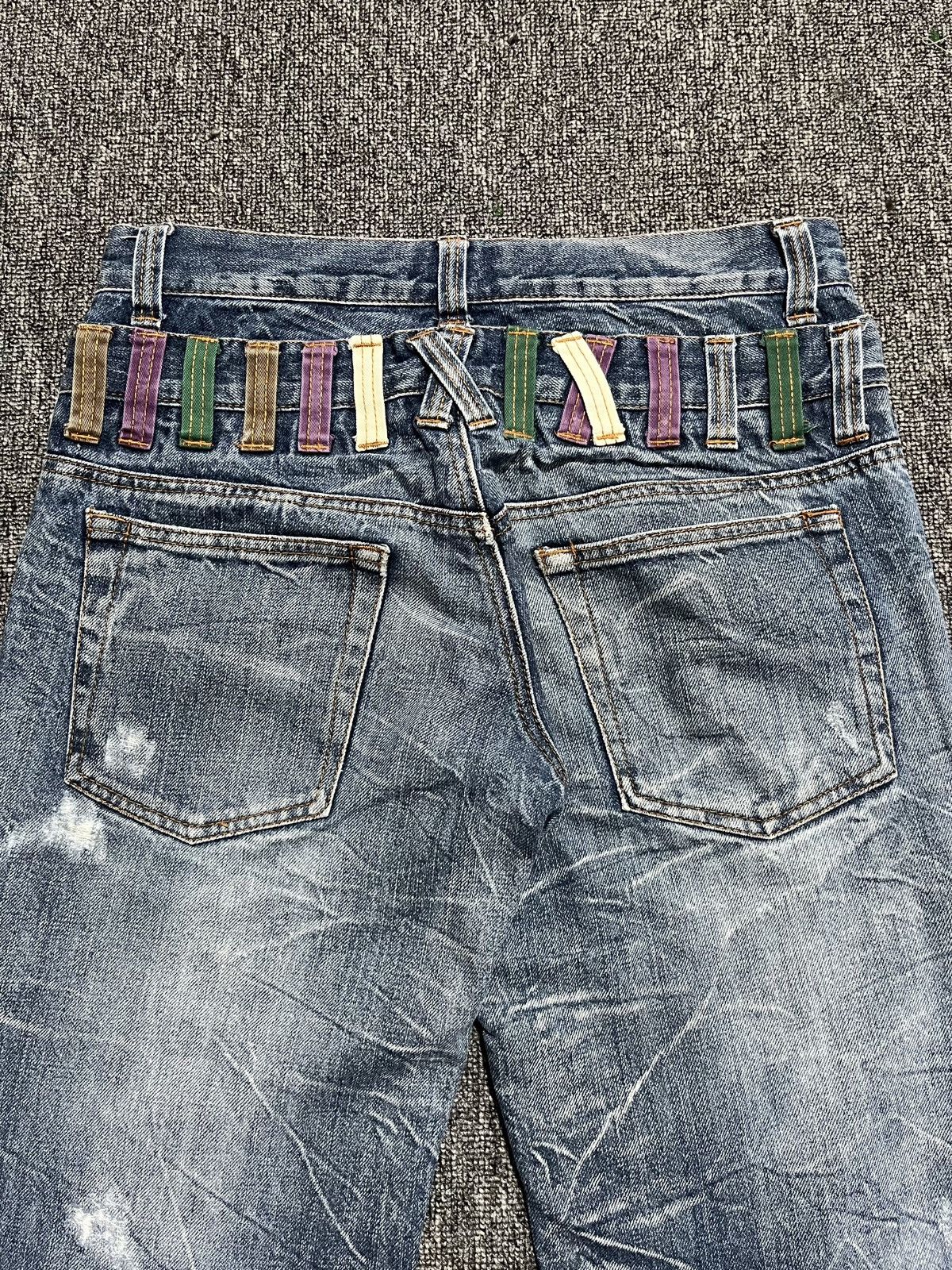 PPFM 2000s nylaus double waist jeans y2k mudwash lgb kmrii Size US 31 - 4 Thumbnail