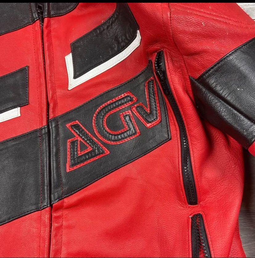 Other Vintage Sport AGV Italian Leather motorcycle jacket 36 Size XS / US 0-2 / IT 36-38 - 2 Thumbnail