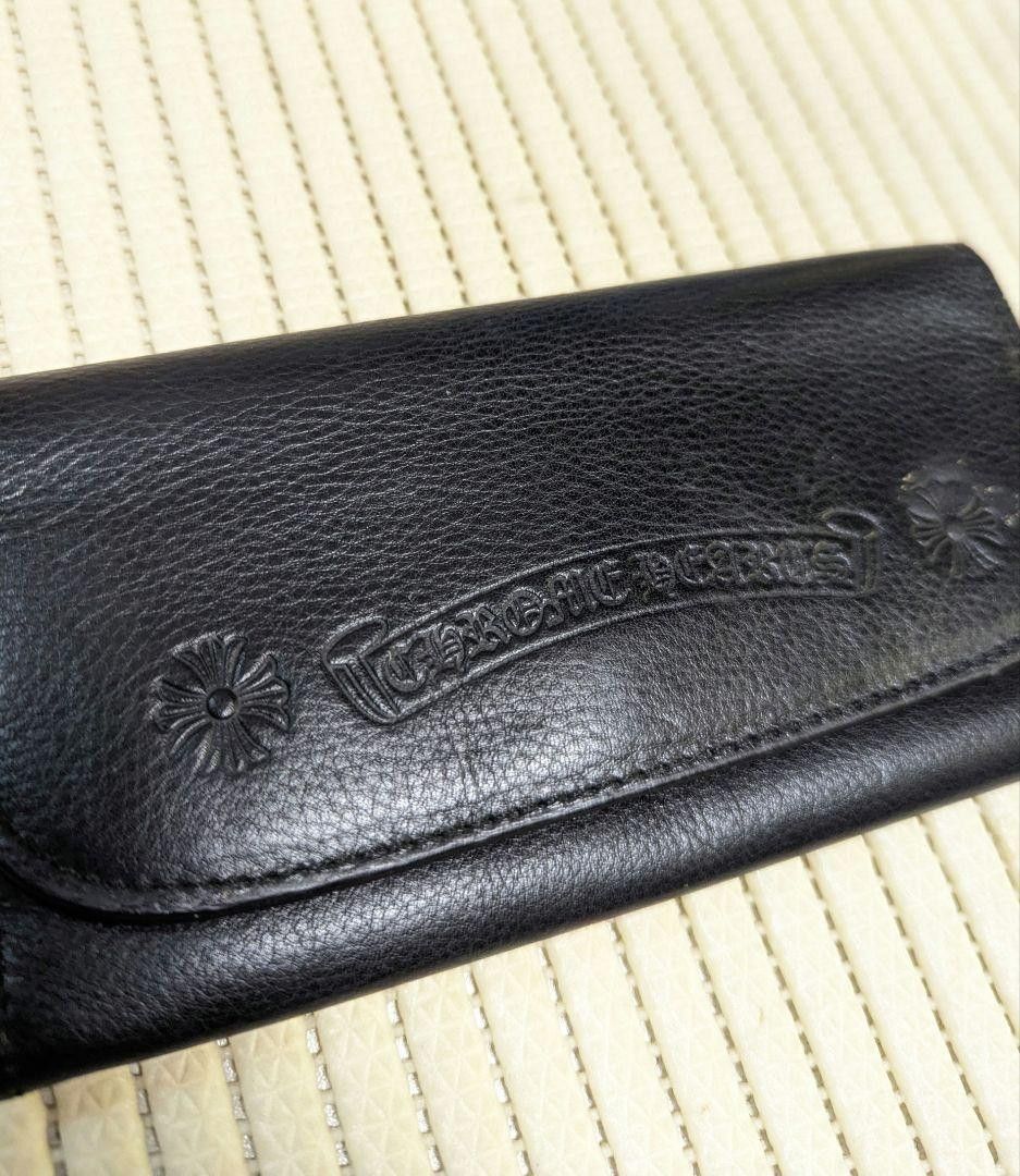 Chrome Hearts CHROME HEARTS Genuine Leather Eyeglass Case Black Size ONE SIZE - 2 Thumbnail