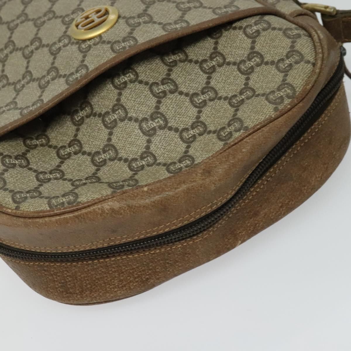 Gucci GUCCI GG Plus Supreme Shoulder Bag Pvc Beige Gold Size ONE SIZE - 6 Thumbnail