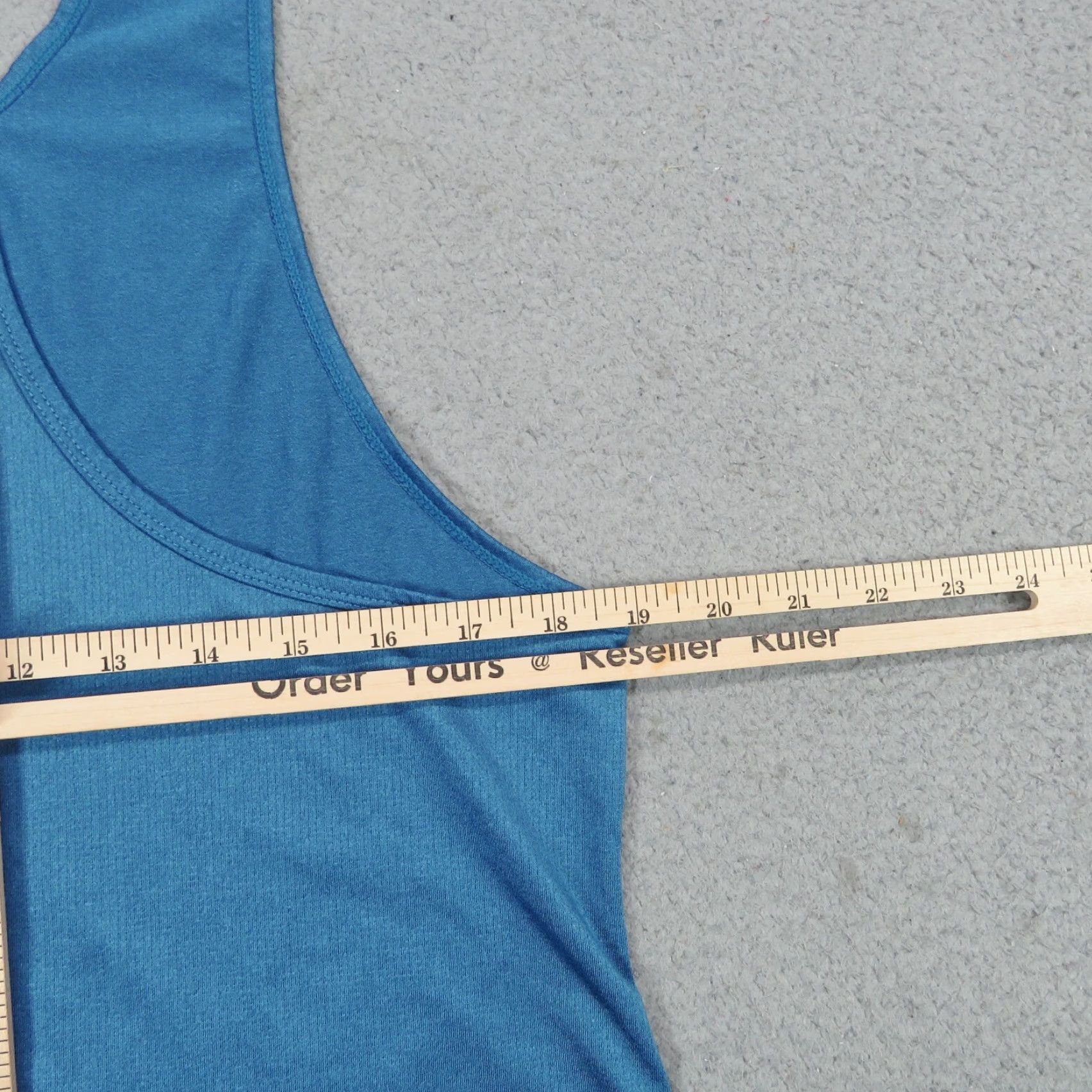 Vintage Barbell Apparel Shirt Womens XL Blue Tank Top Sleeveless Tee Performance Workout Size XL / US 12-14 / IT 48-50 - 7 Thumbnail