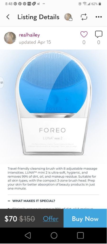 Lunya FOREO LUNA mini 2 NIP Size ONE SIZE - 2 Thumbnail