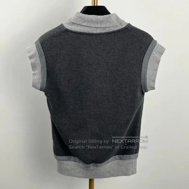 Chanel Chanel Gray Cotton Ladies T-Shirt . Size XS / US 0-2 / IT 36-38 - 2 Thumbnail