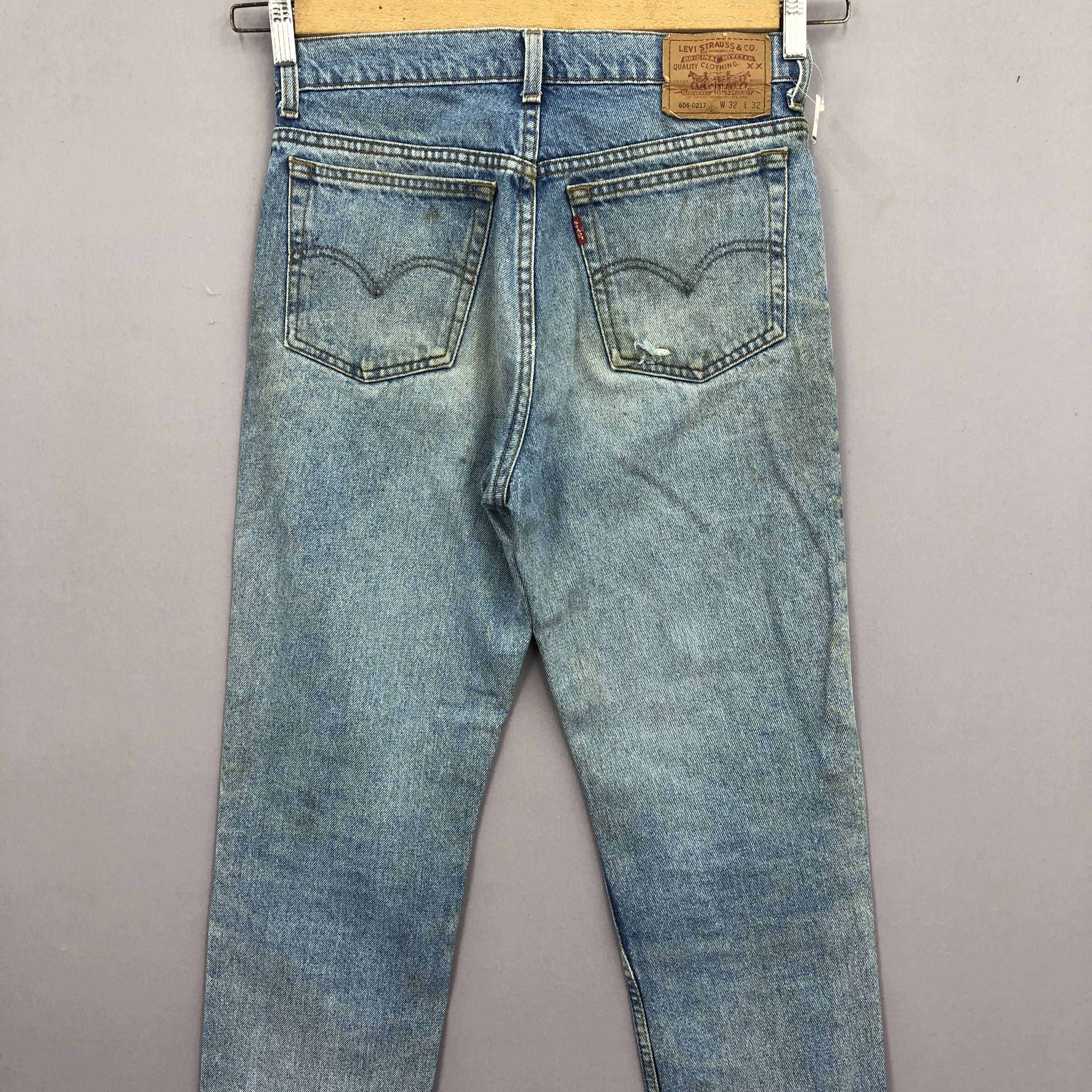 Levi's Vintage Rusty Levis Jeans Dirty Levi's 606 Stonewash Denim Size US 30 / EU 46 - 4 Thumbnail