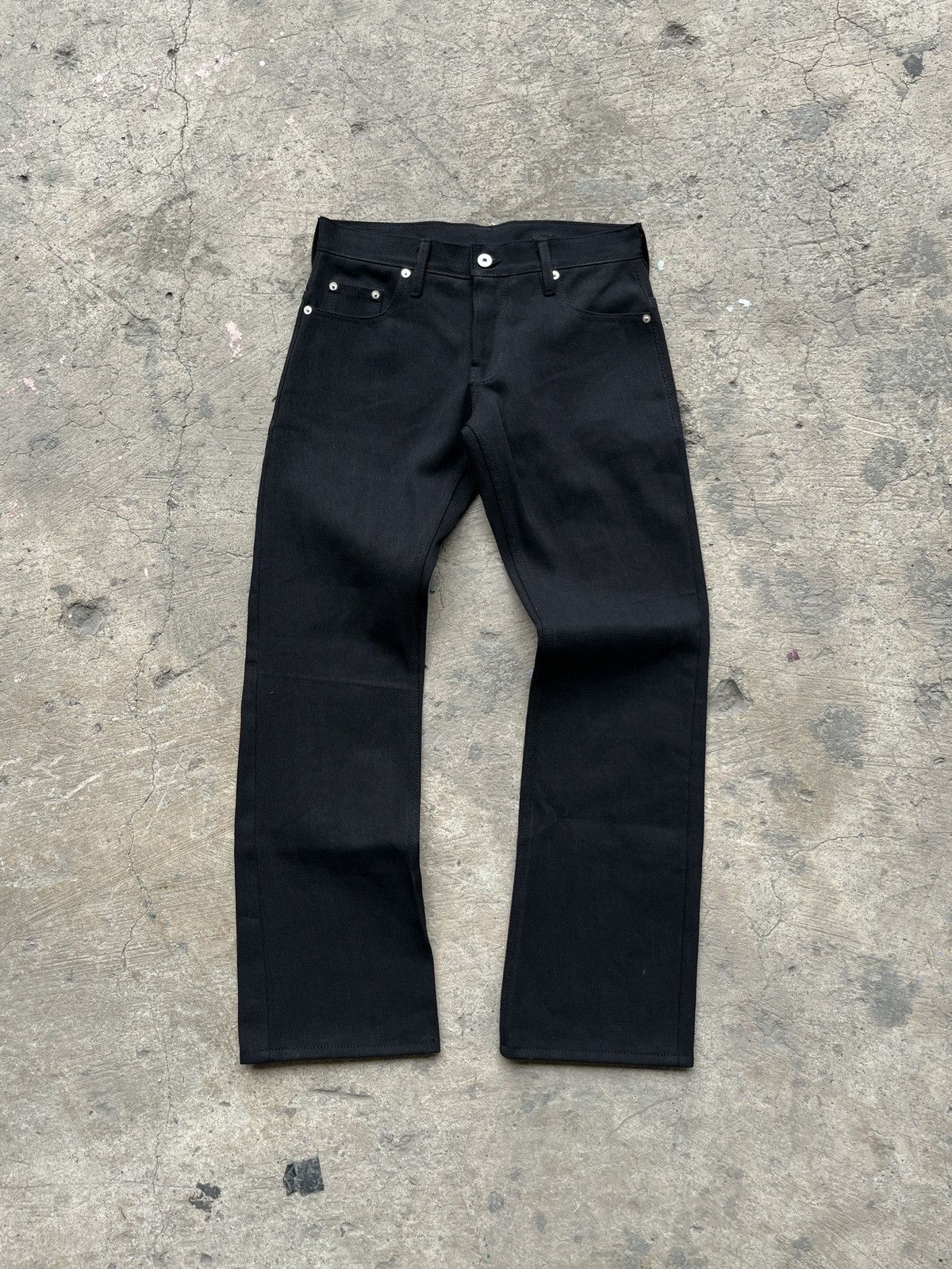 Other Menes Raw Salvaged Bootcut Denim Jeans - Black (SOLD OUT