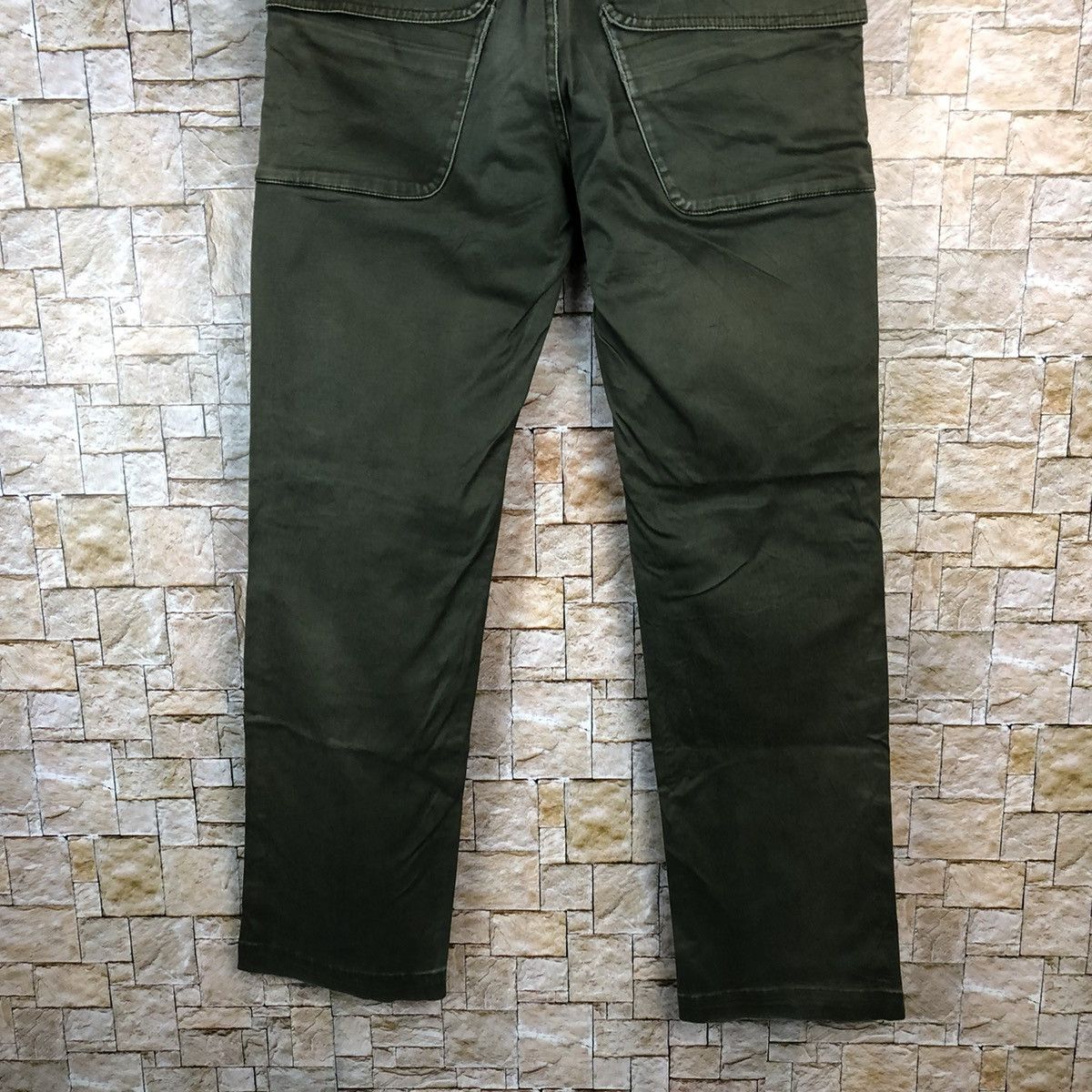 Japanese Brand Rage Blue Green Cargo Multipocket Pants #A1020 Size US 29 - 15 Thumbnail