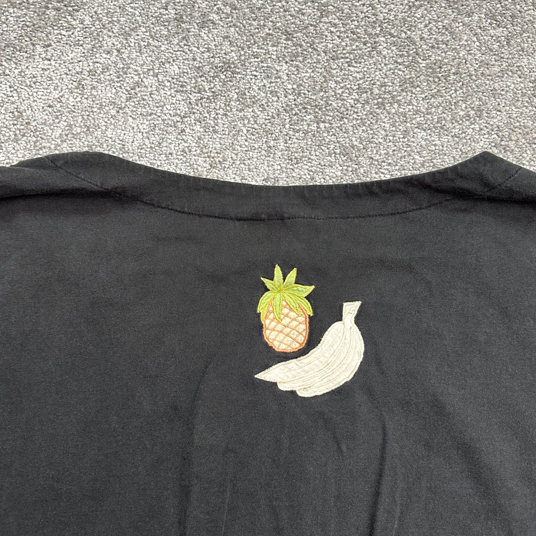 Silhouette Silhouettes T-Shirt Black 4X Womens Round Neck Short Sleeve Embroidered Tropical Size XXL / US 16-18 / IT 52-54 - 5 Thumbnail
